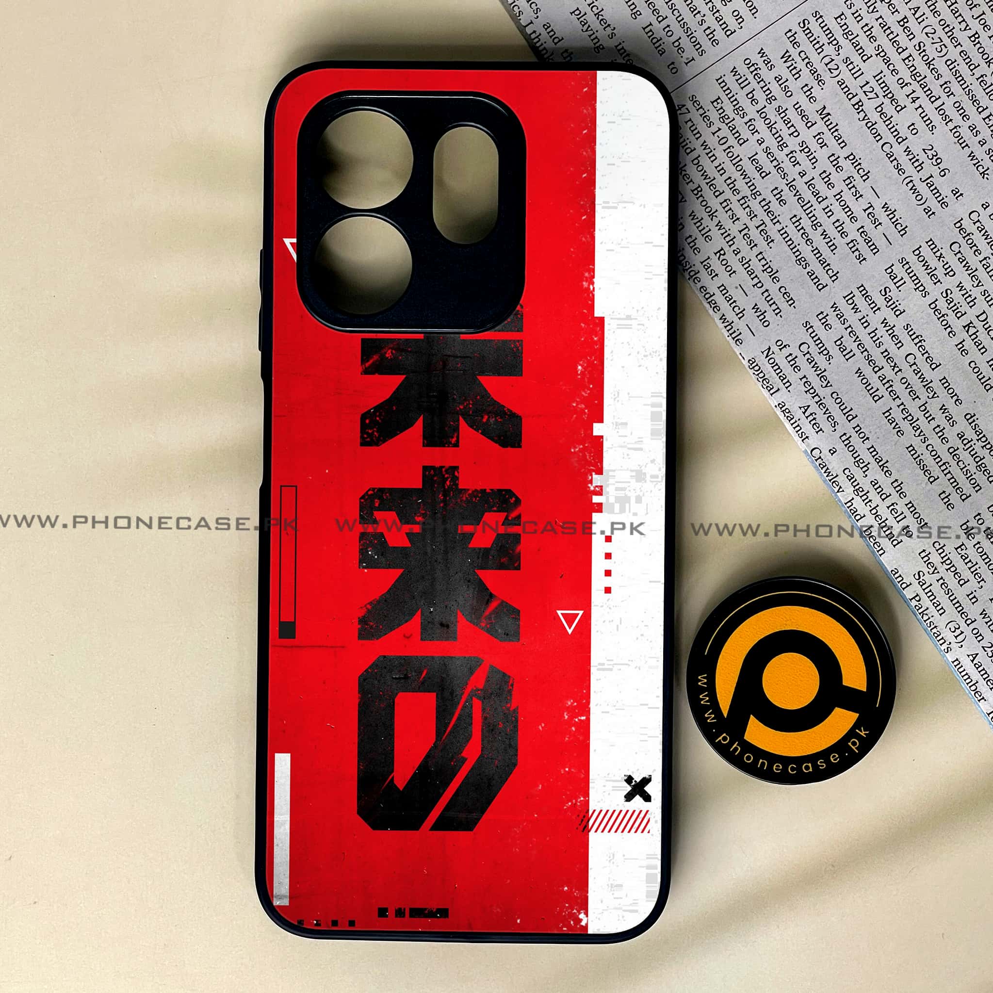 Infinix Smart 9 HD - Cybernetic Warrior Series - Premium Metal Printed soft Bumper shock Proof Case