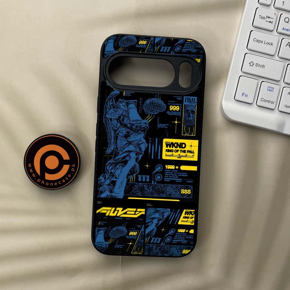 Google Pixel 10 Pro  - Cybernetic Warrior Series - Premium Metal Printed soft Bumper Shock Proof Case