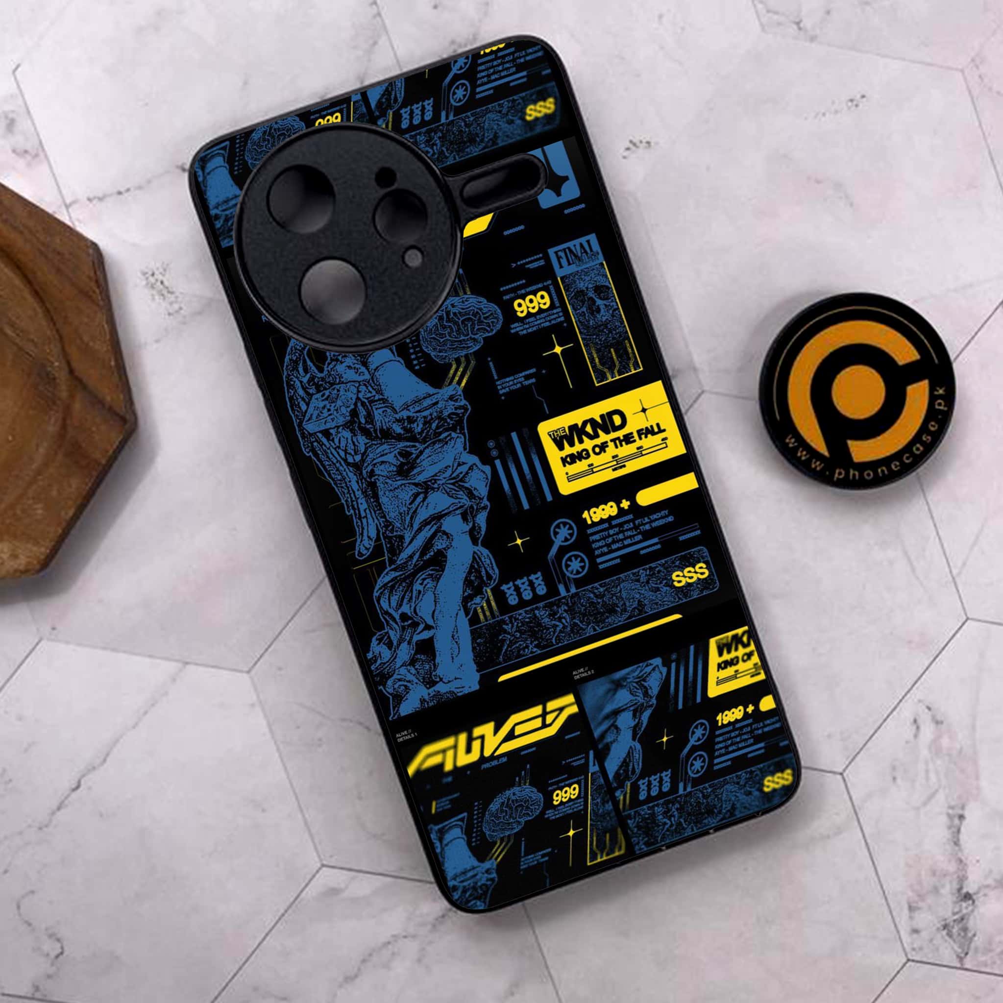 Xiaomi Poco F7 Ultra 5G - Cybernetic Warrior Series - Premium Metal Printed soft Bumper shock Proof Case