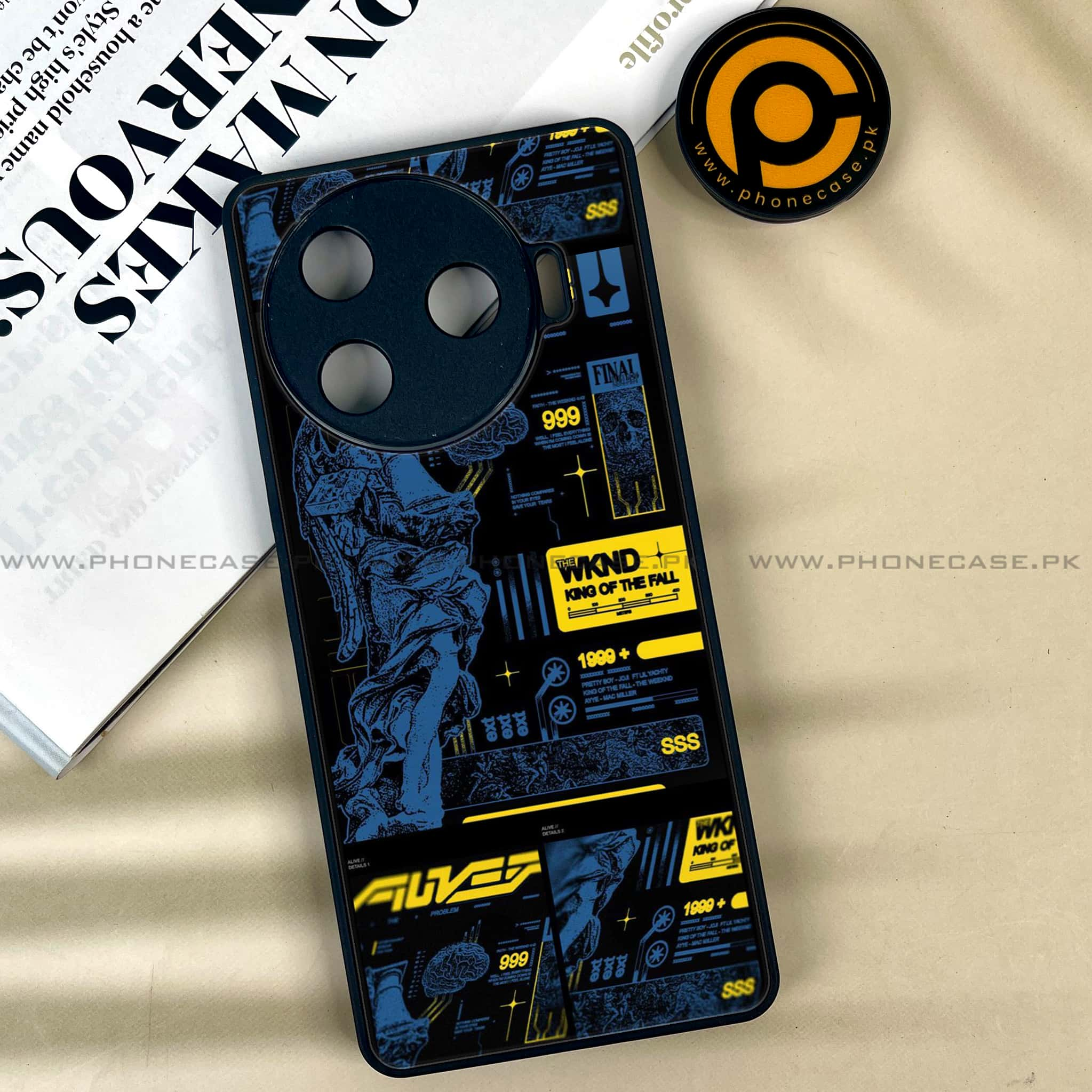 Tecno Camon 30 Pro - Cybernetic Warrior Series - Premium Printed Glass soft Bumper shock Proof Case