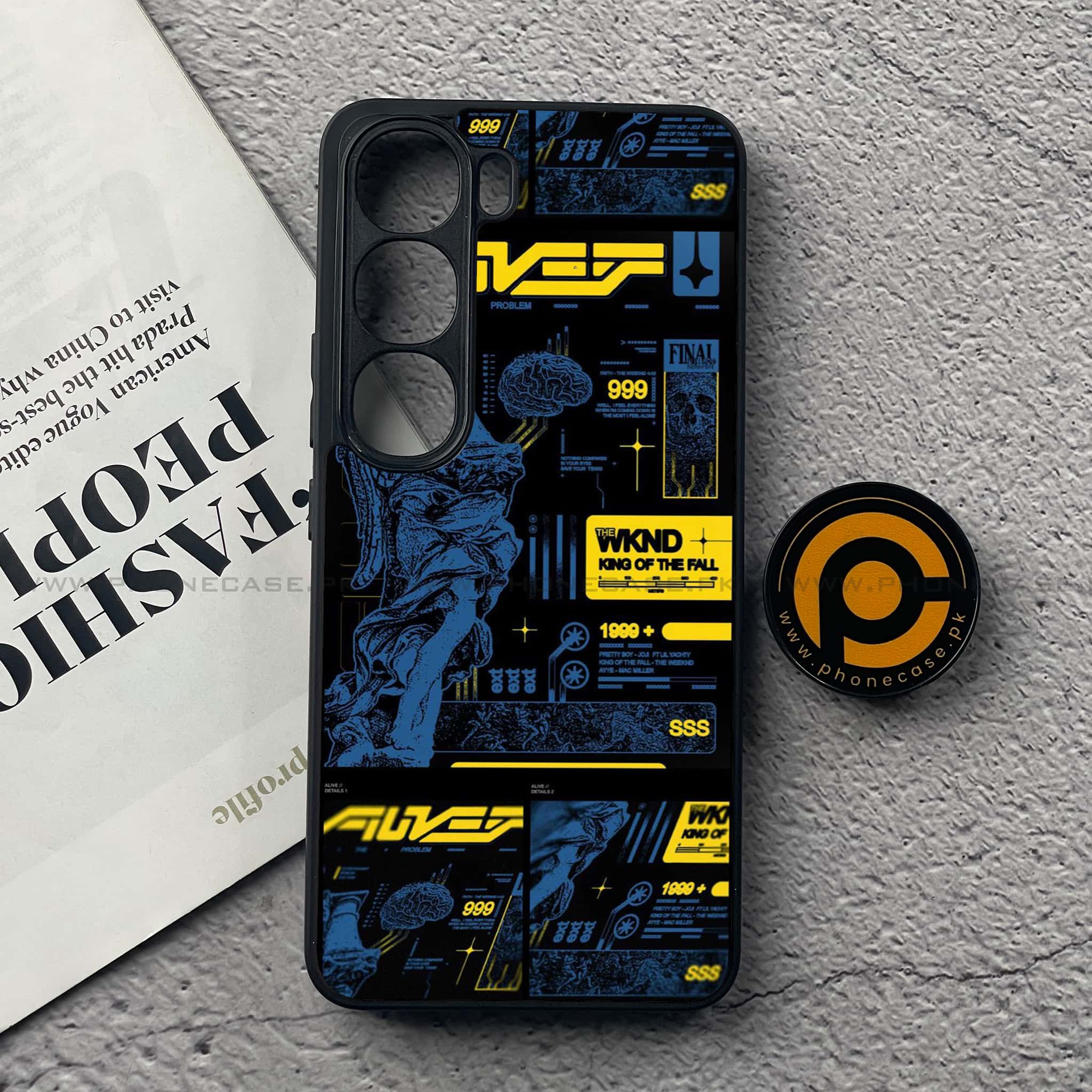 Vivo V40 Lite (IDN) - Cybernetic Warrior Series - Premium Metal Printed soft Bumper Shock Proof Case