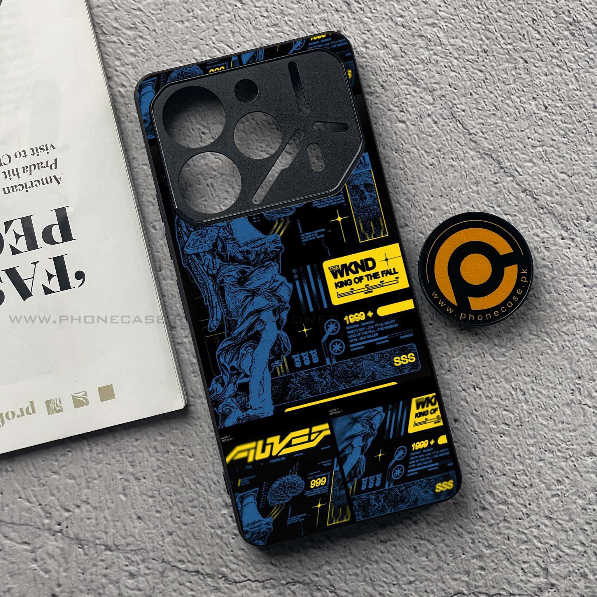 Tecno Pova 6 Pro - Cybernetic Warrior Series - Premium Printed Glass soft Bumper shock Proof Case