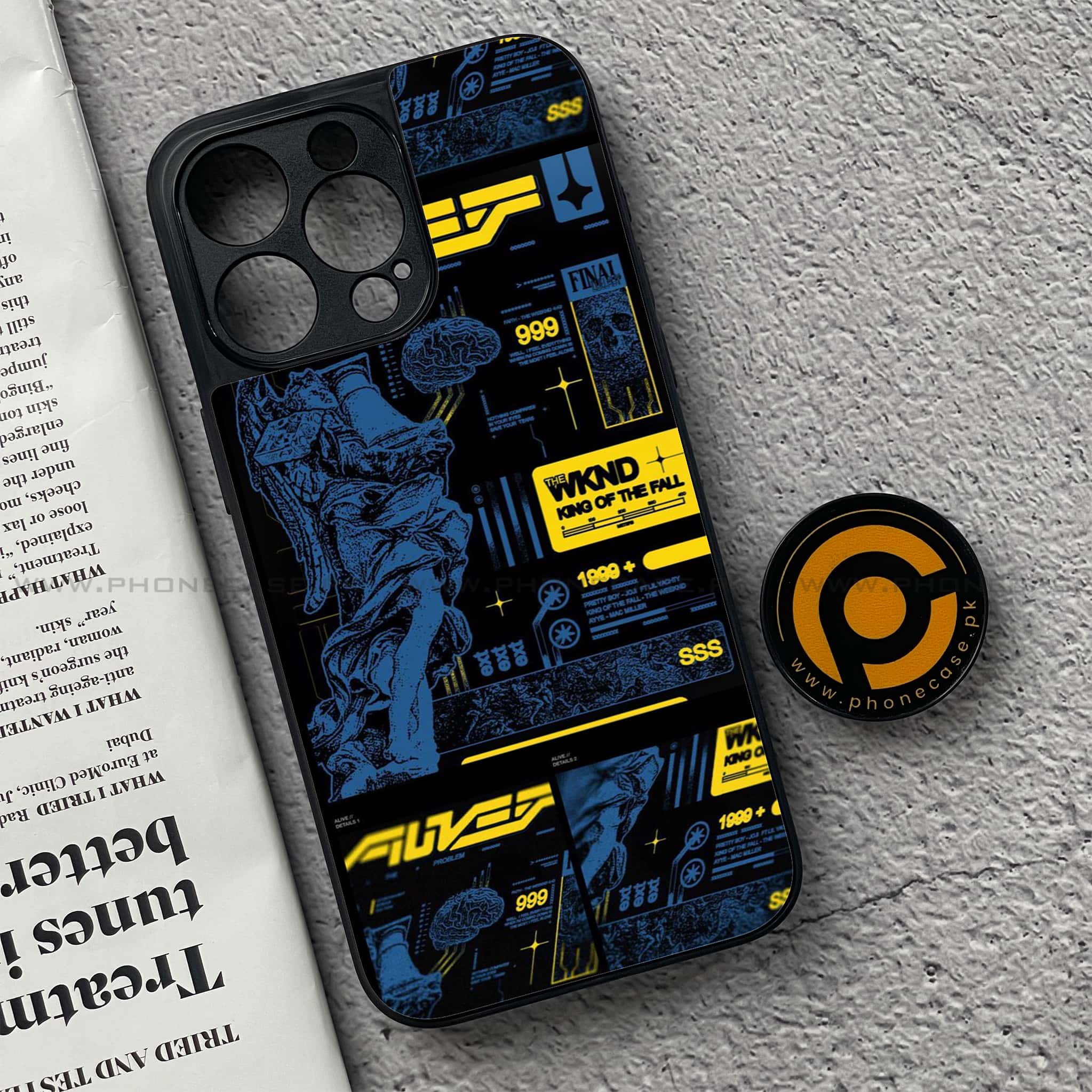 iPhone 15 Pro - Cybernetic Warrior Series - Premium Metal Printed soft Bumper shock Proof Case