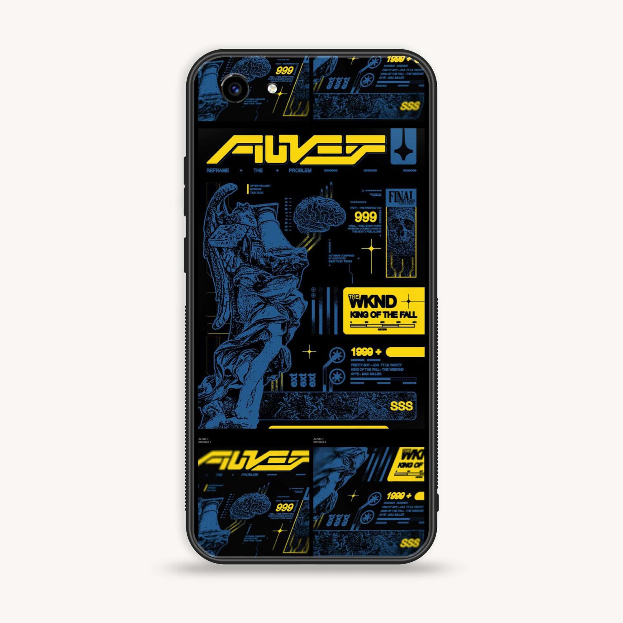 Vivo Y83 - Cybernetic Warrior Series - Premium Printed Glass soft Bumper shock Proof Case