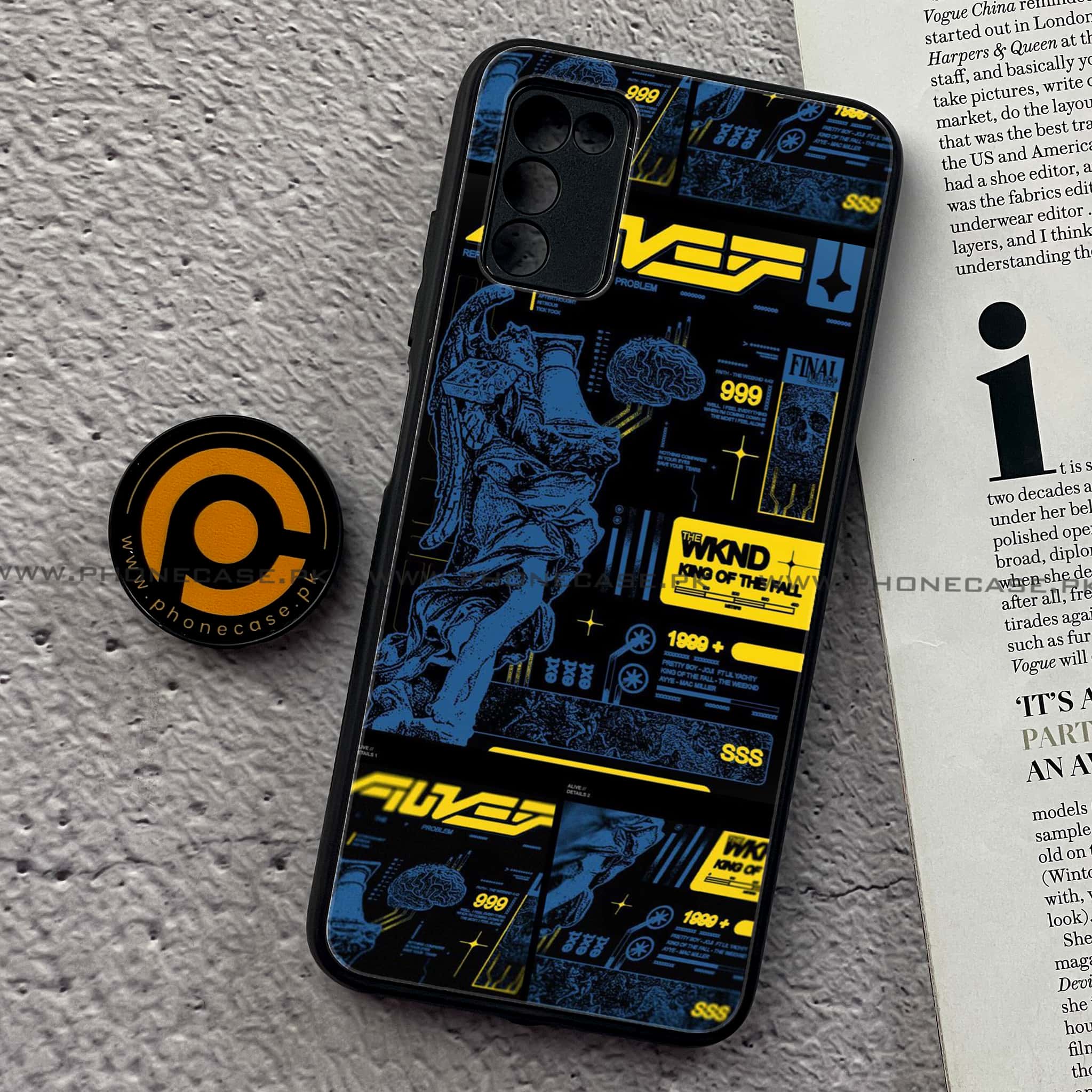 Samsung Galaxy A02s - Cybernetic Warrior Series - Premium Printed Metal soft Bumper shock Proof Case
