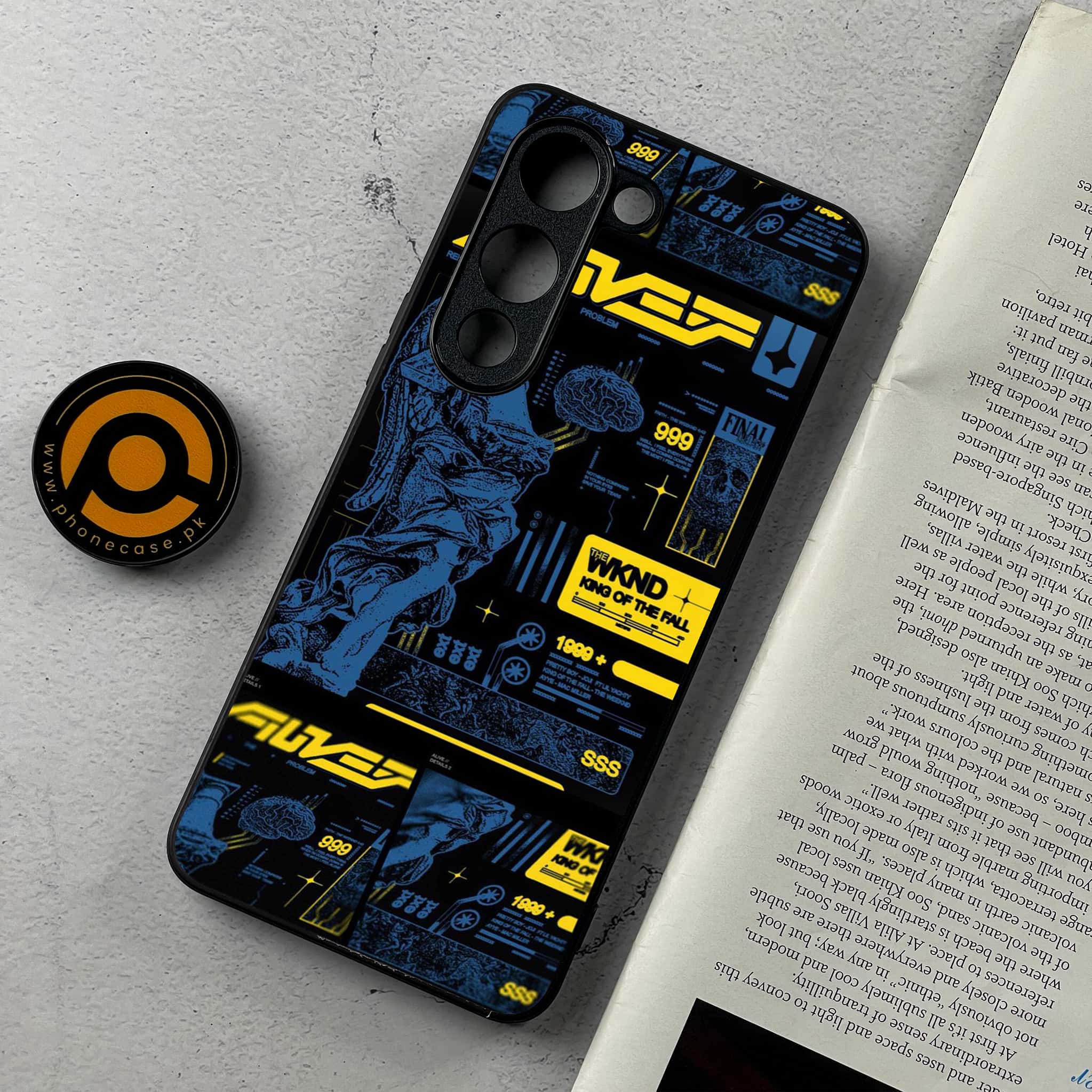 Vivo Y04 - Cybernetic Warrior Series - Premium Metal Printed Soft Bumper Shockproof Case