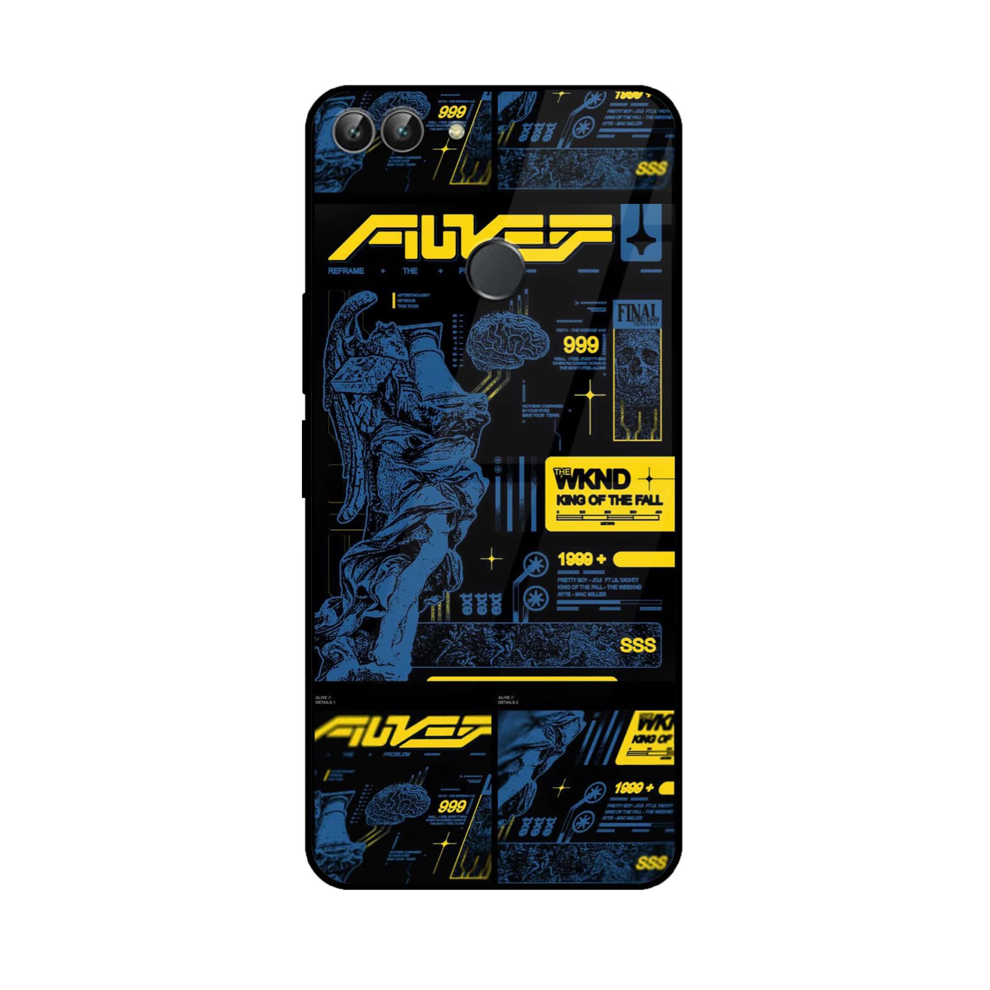 Huawei P Smart - Cybernetic Warrior Series - Premium Printed Glass soft Bumper shock Proof Case