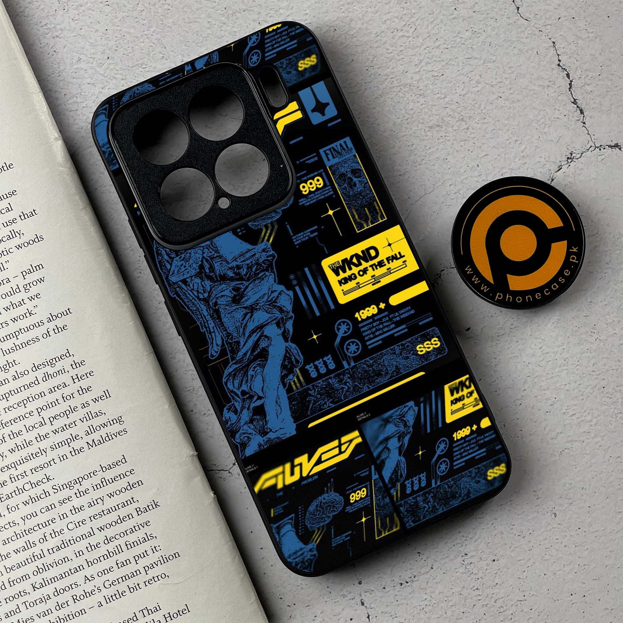 Xiaomi 15 - Cybernetic Warrior Series - Premium Metal Printed soft Bumper shock Proof Case