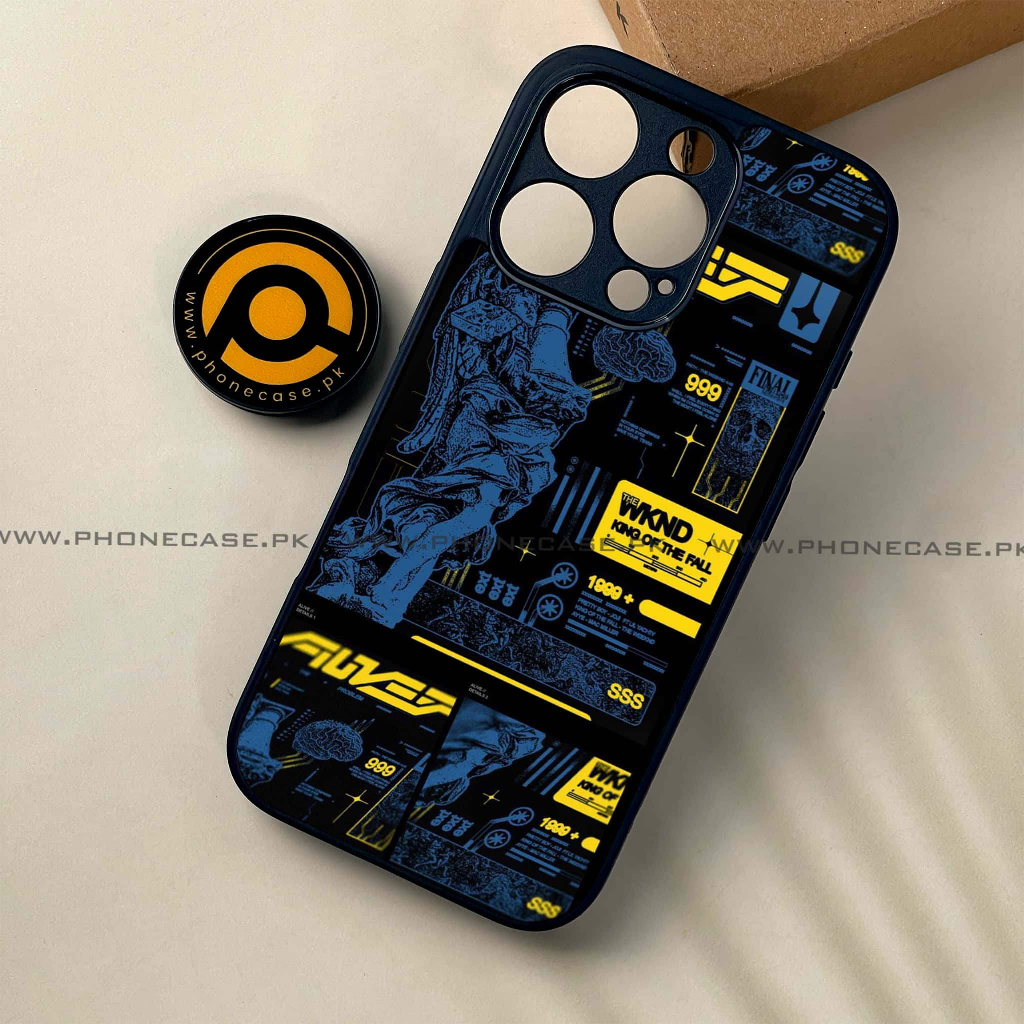 iPhone 16 Pro - Cybernetic Warrior Series - Premium Printed Glass soft Bumper shock Proof Case