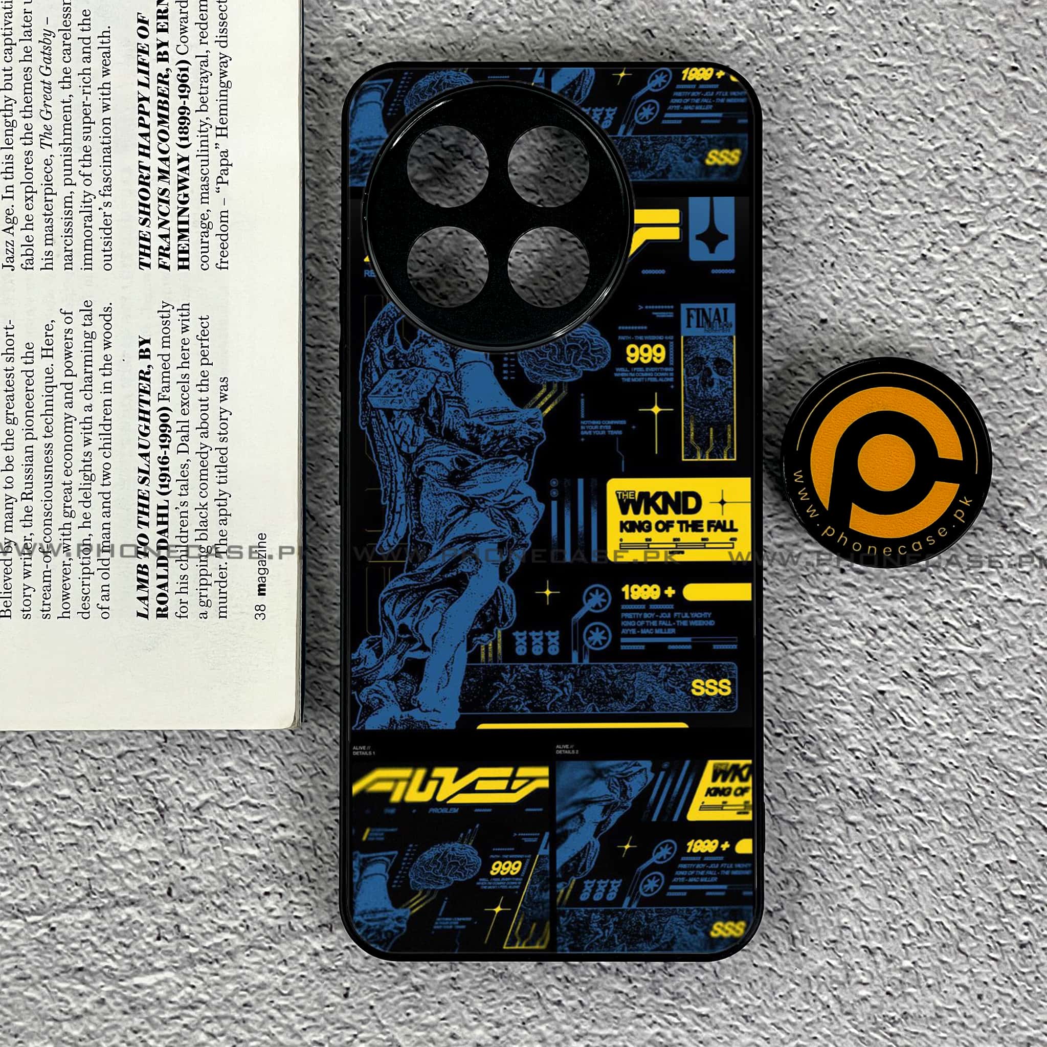 OnePlus 13R - Cybernetic Warrior Series - Premium Printed Glass soft Bumper shock Proof Case