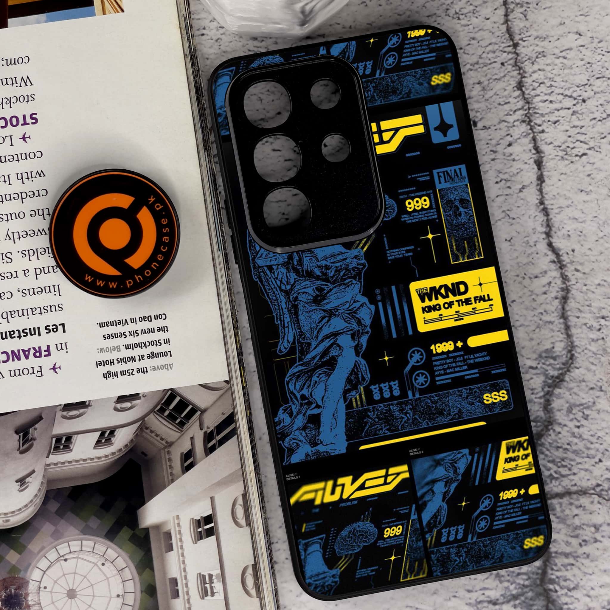 Vivo Y29 4G - Cybernetic Warrior Series - Premium Metal Printed soft Bumper Shock Proof Case