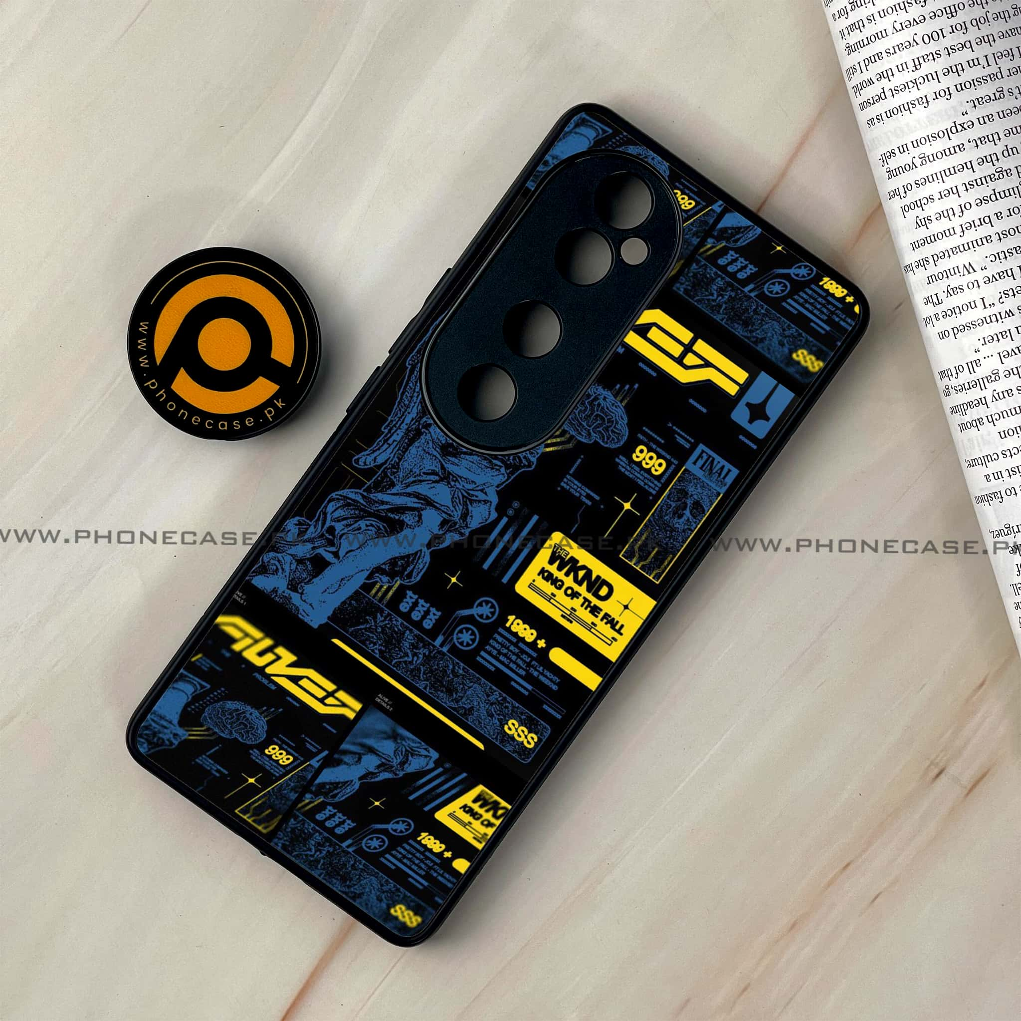 Vivo V40 - Cybernetic Warrior Series - Premium Printed Glass soft Bumper shock Proof Case