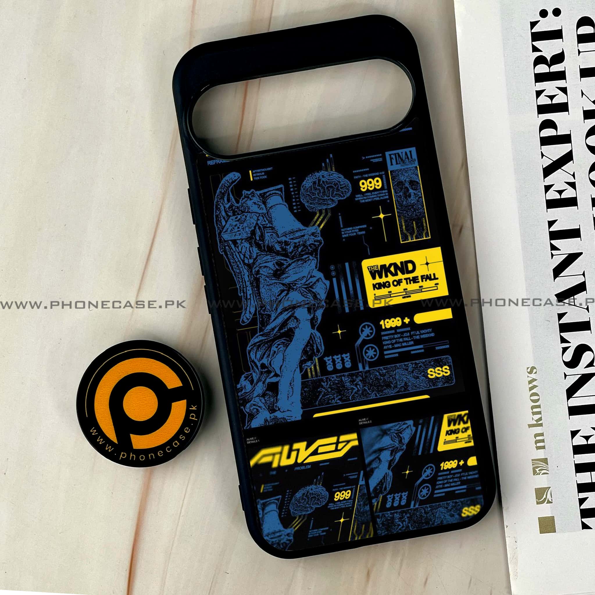 Google Pixel 9 Pro XL - Cybernetic Warrior Series - Premium Metal Printed soft Bumper Shock Proof Case