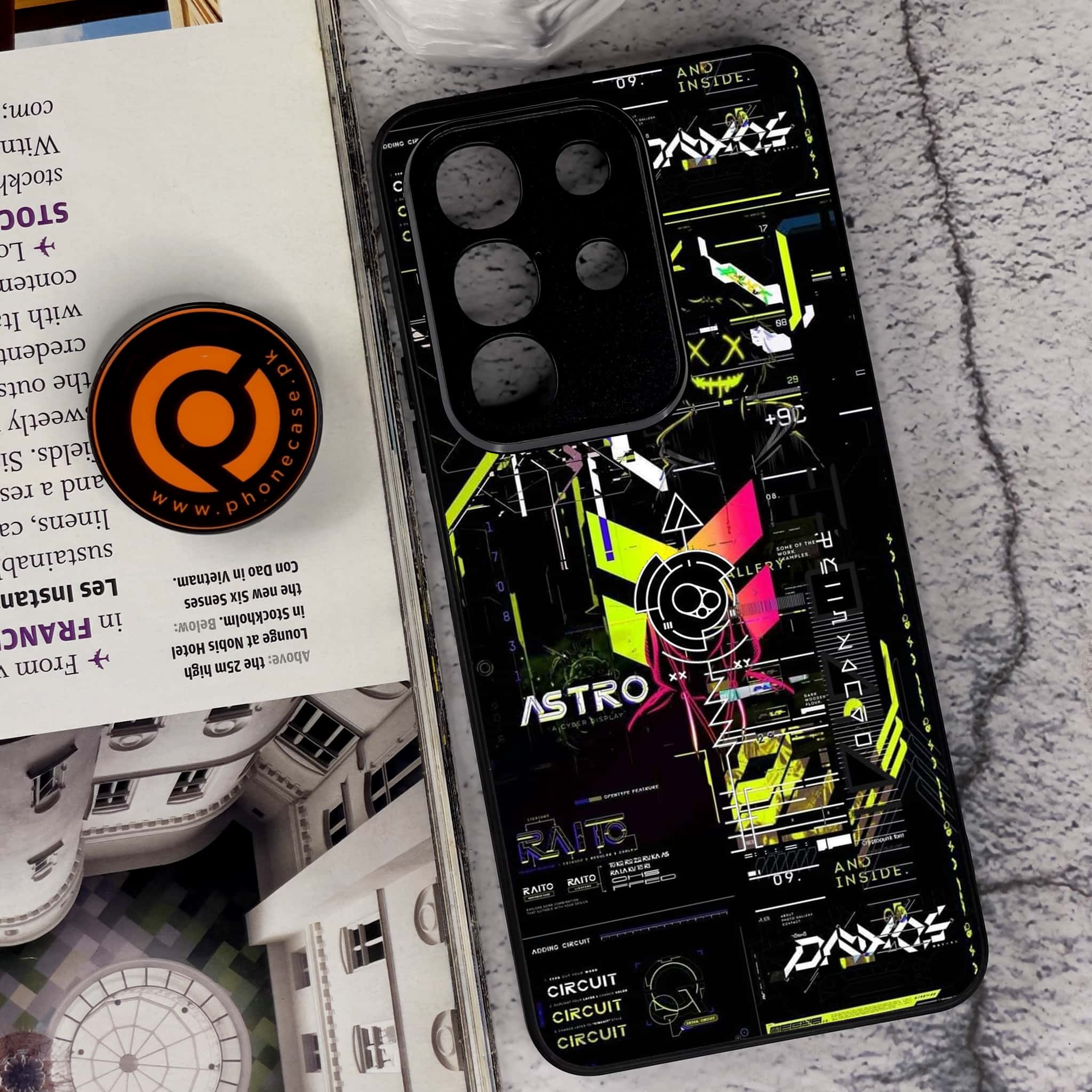 Vivo Y29 4G - Cybernetic Warrior Series - Premium Metal Printed soft Bumper Shock Proof Case