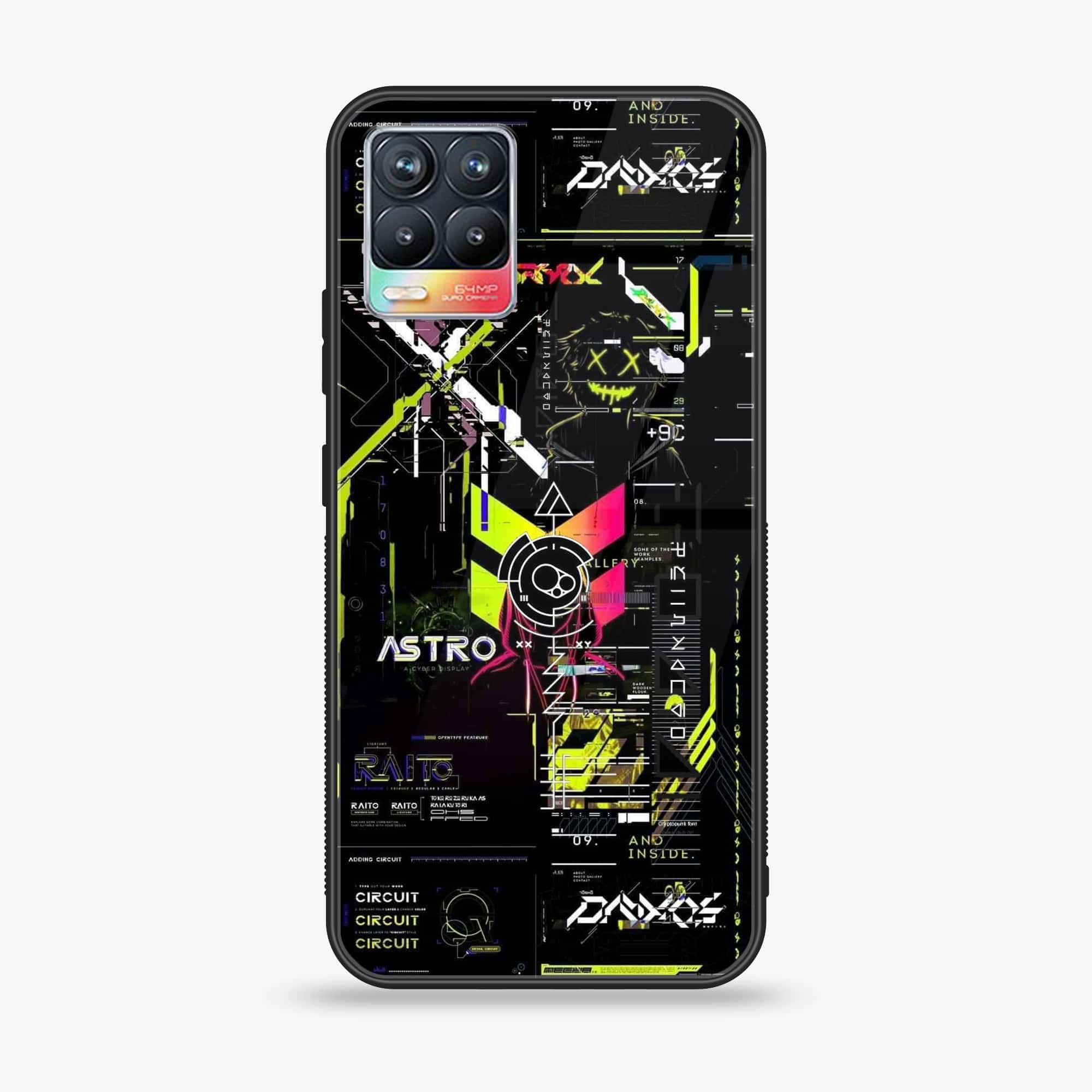 Realme 8 Pro - Cybernetic Warrior Series - Premium Printed Glass soft Bumper shock Proof Case