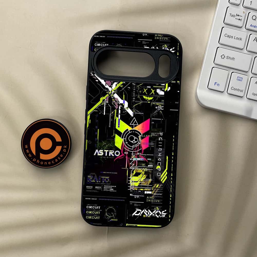 Google Pixel 10 Pro  - Cybernetic Warrior Series - Premium Metal Printed soft Bumper Shock Proof Case