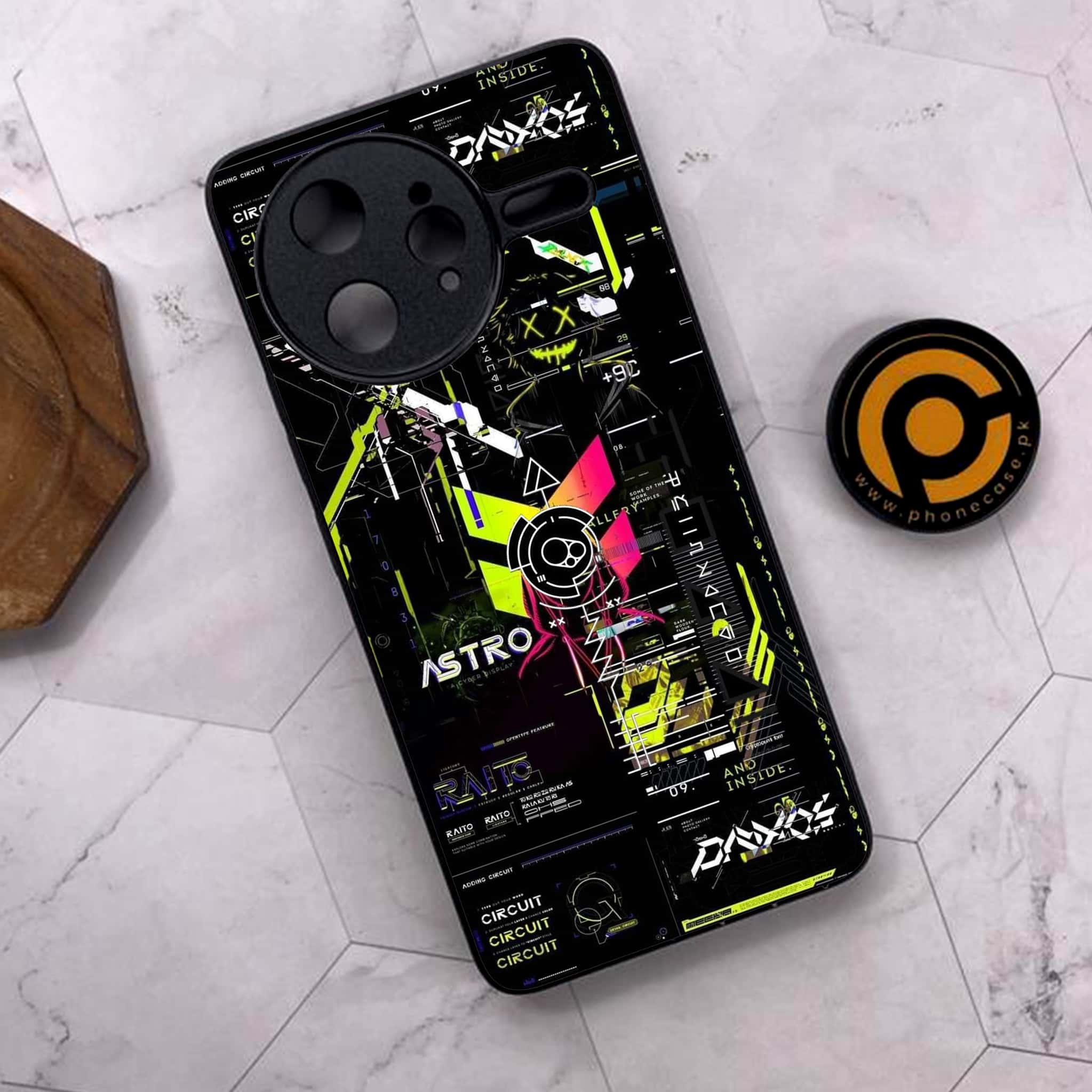 Xiaomi Poco F7 Ultra 5G - Cybernetic Warrior Series - Premium Metal Printed soft Bumper shock Proof Case