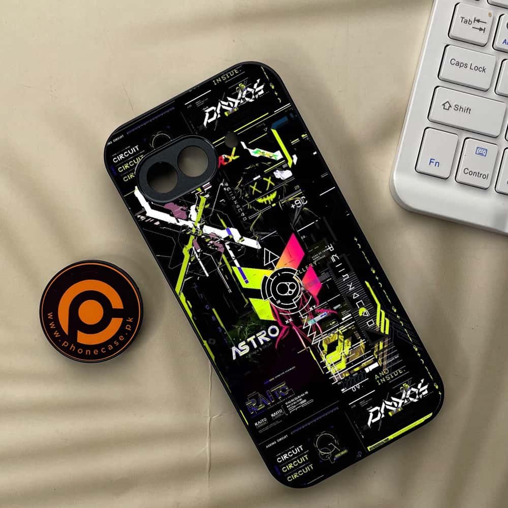 Google Pixel 9a - Cybernetic Warrior Series - Premium Metal Printed soft Bumper Shock Proof Case