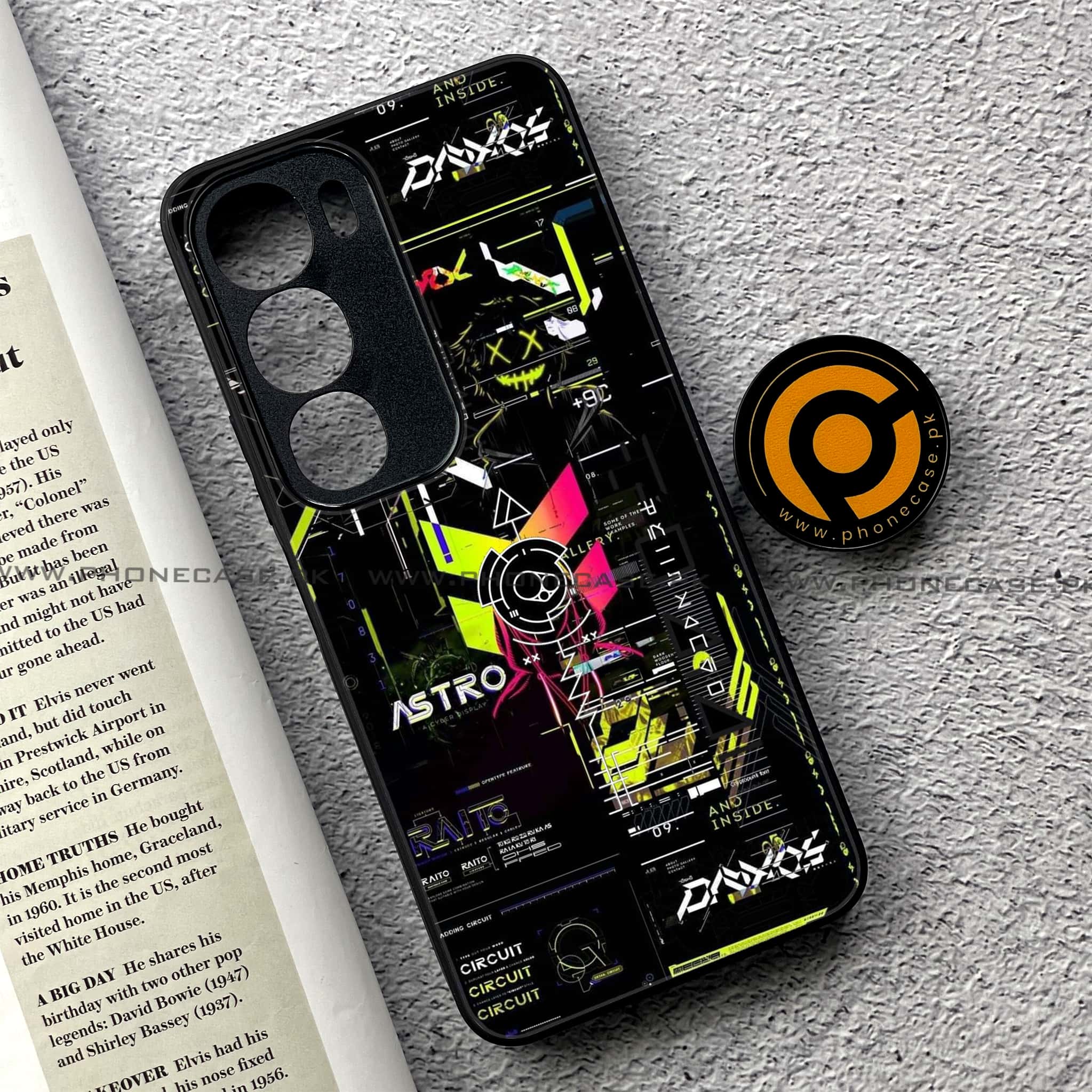 Vivo Y19s Pro - Cybernetic Warrior Series - Premium Metal Printed soft Bumper shock Proof Case