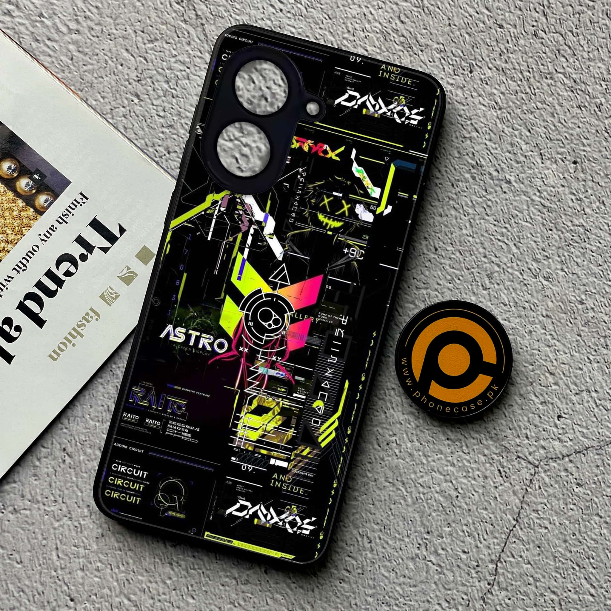 Xiaomi Redmi A5 - Cybernetic Warrior Series - Premium Metal Printed soft Bumper shock Proof Case