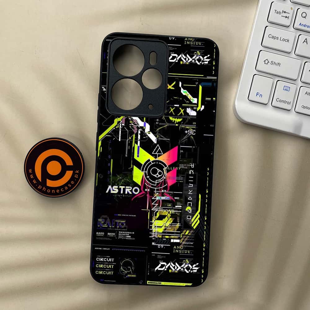 Realme 14T 5G - Cybernetic Warrior Series - Premium Metal Printed soft Bumper Shock Proof Case