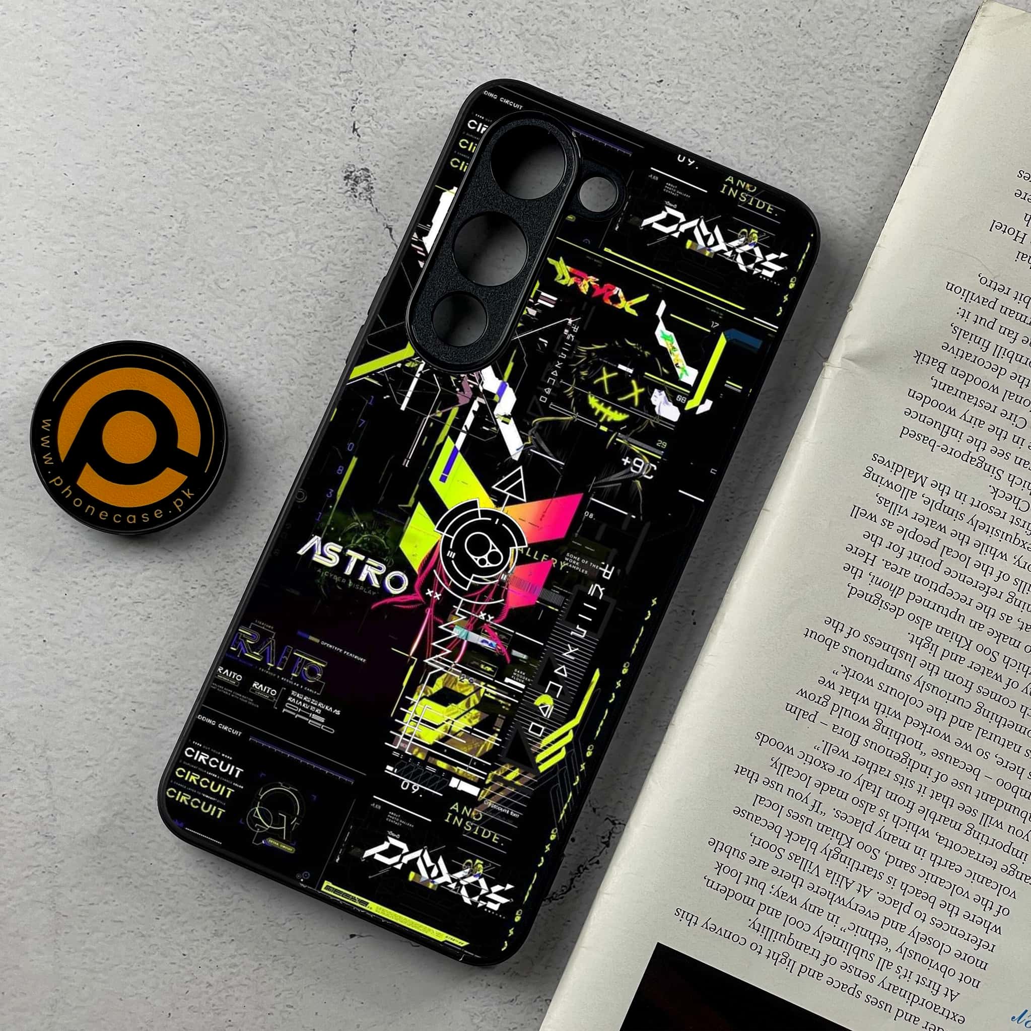 Vivo Y04 - Cybernetic Warrior Series - Premium Metal Printed Soft Bumper Shockproof Case