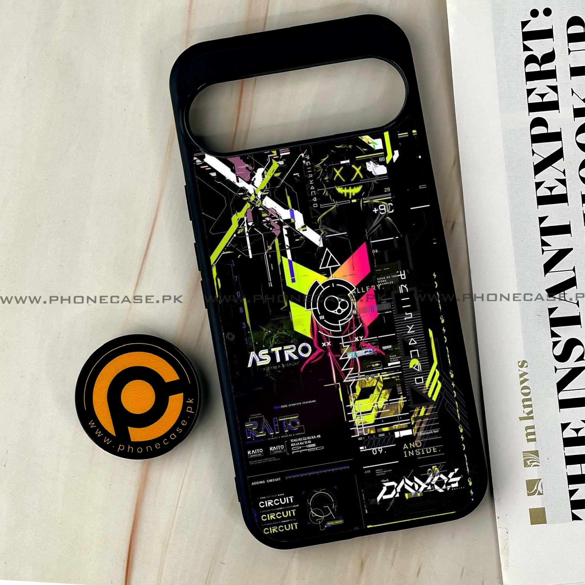 Google Pixel 9 Pro XL - Cybernetic Warrior Series - Premium Metal Printed soft Bumper Shock Proof Case