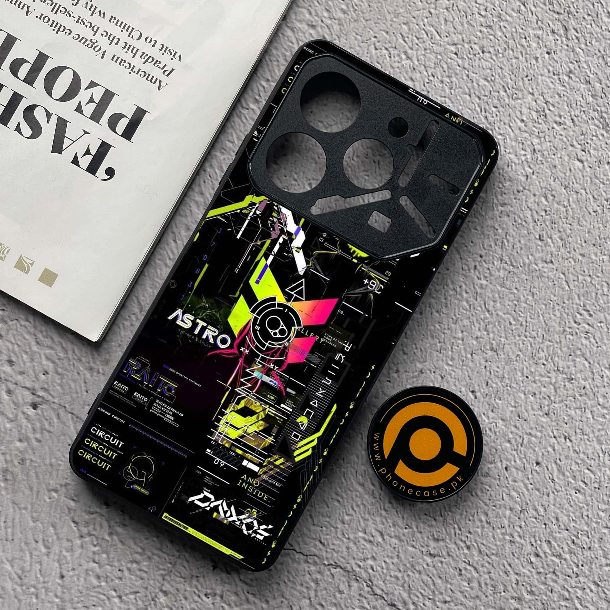 Tecno Pova 6 Neo - Cybernetic Warrior Series - Premium Metal  Printed soft Bumper shock Proof Case