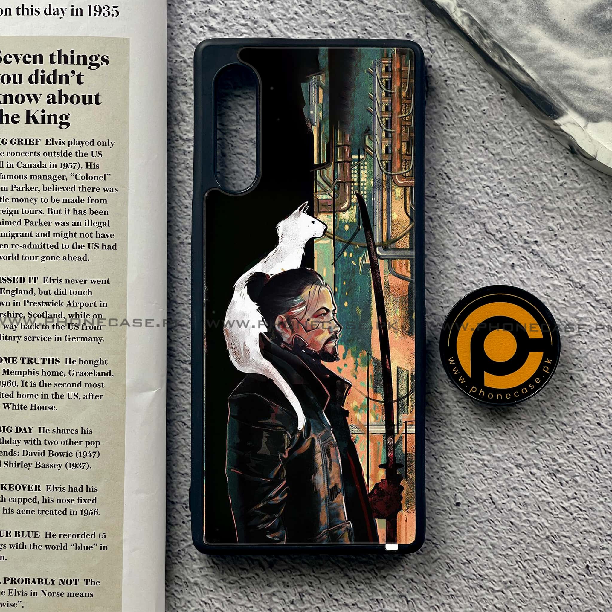 LG Velvet - Cybernetic Warrior Series - Premium Printed Glass soft Bumper shock Proof Case