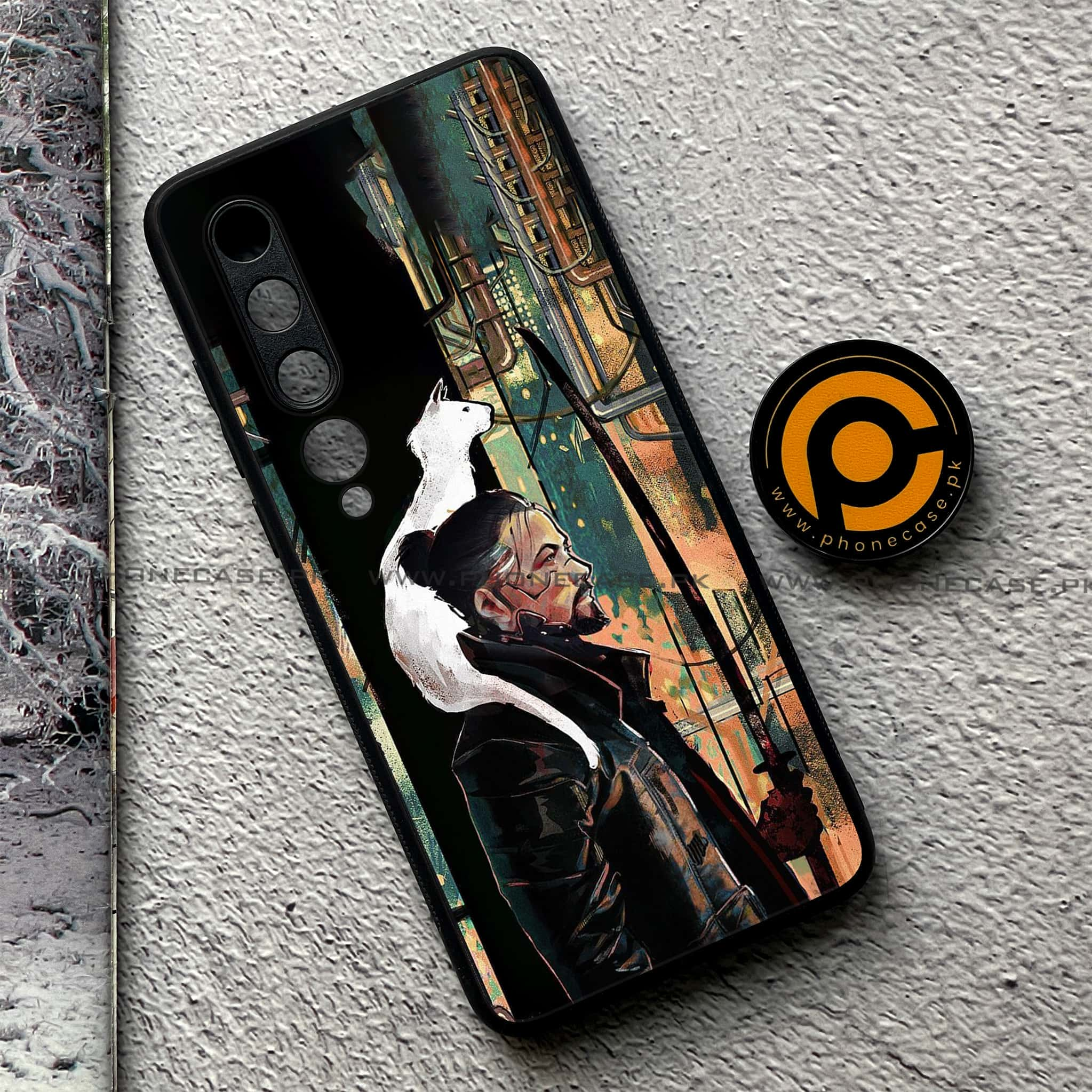 Xiaomi Mi 10 - Cybernetic Warrior Series - Premium Printed Glass soft Bumper shock Proof Case