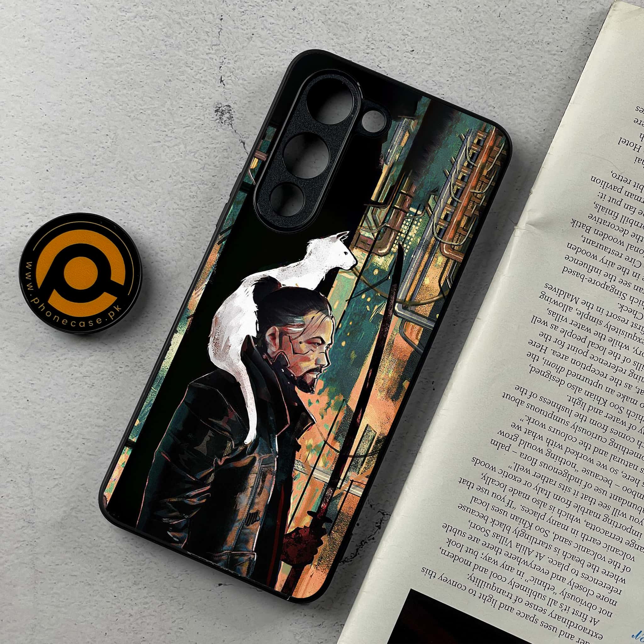 Vivo Y04 - Cybernetic Warrior Series - Premium Metal Printed Soft Bumper Shockproof Case