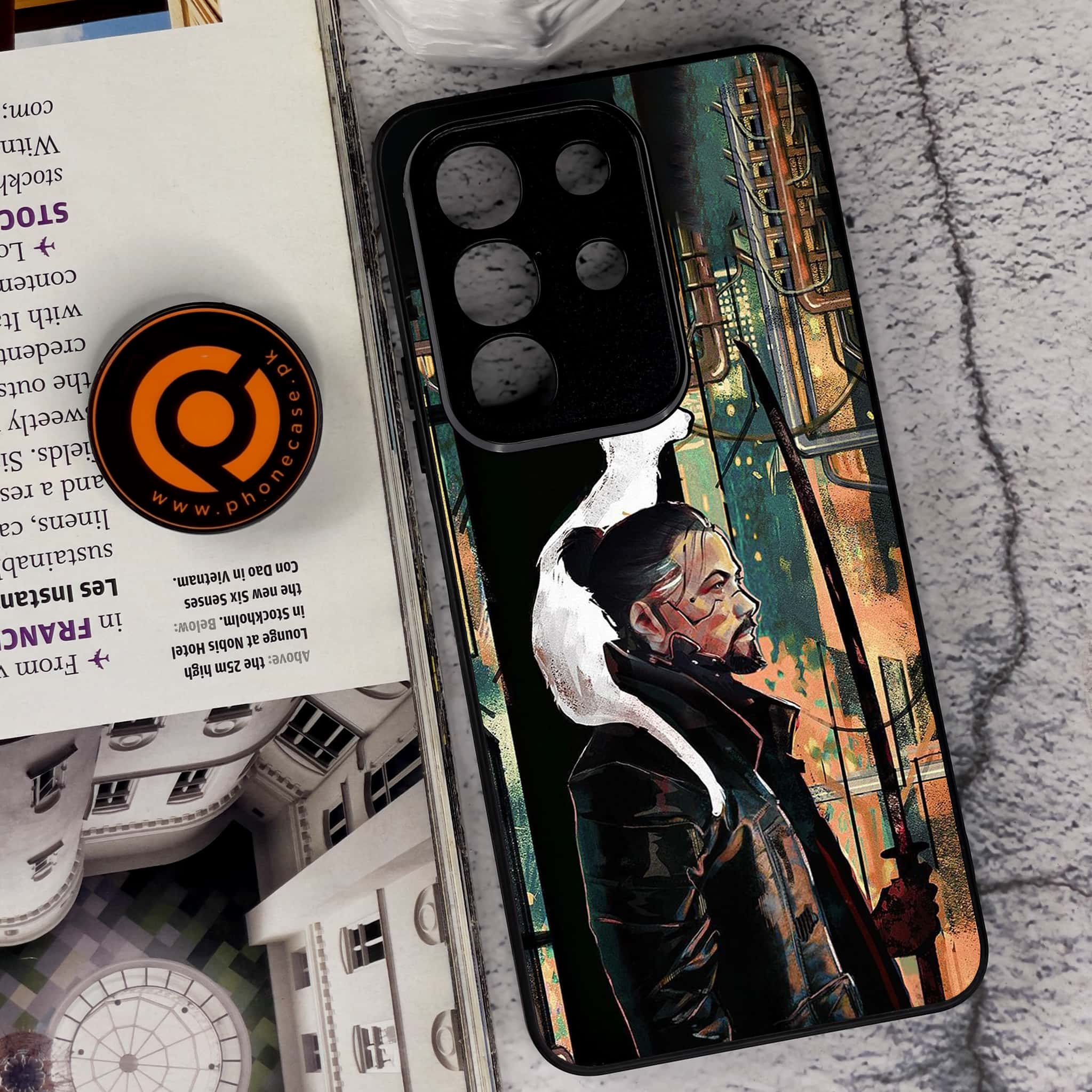 Vivo Y29 4G - Cybernetic Warrior Series - Premium Metal Printed soft Bumper Shock Proof Case