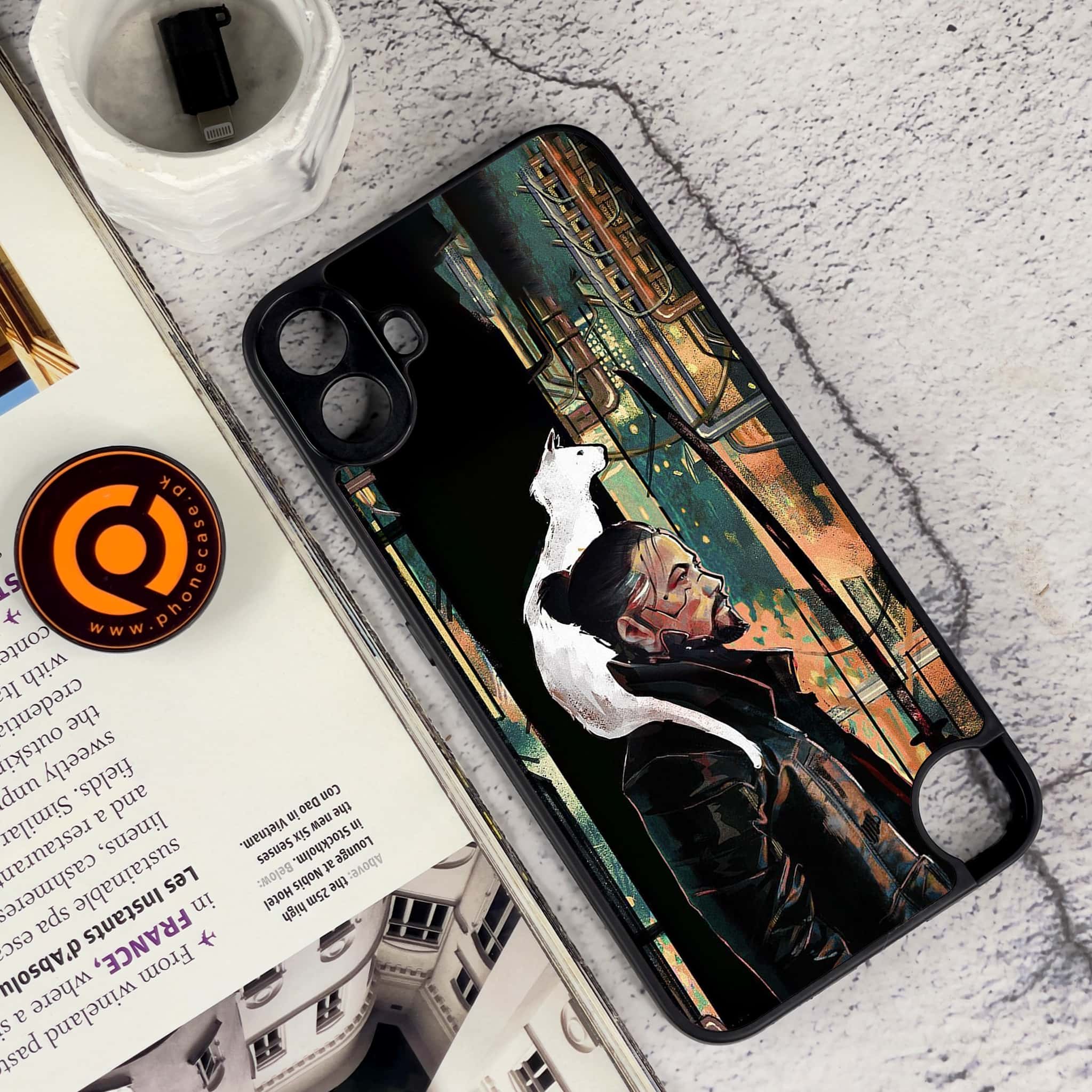 Nothing CMF Phone 1 - Cybernetic Warrior Series - Premium Metal Printed soft Bumper Shock Proof Case