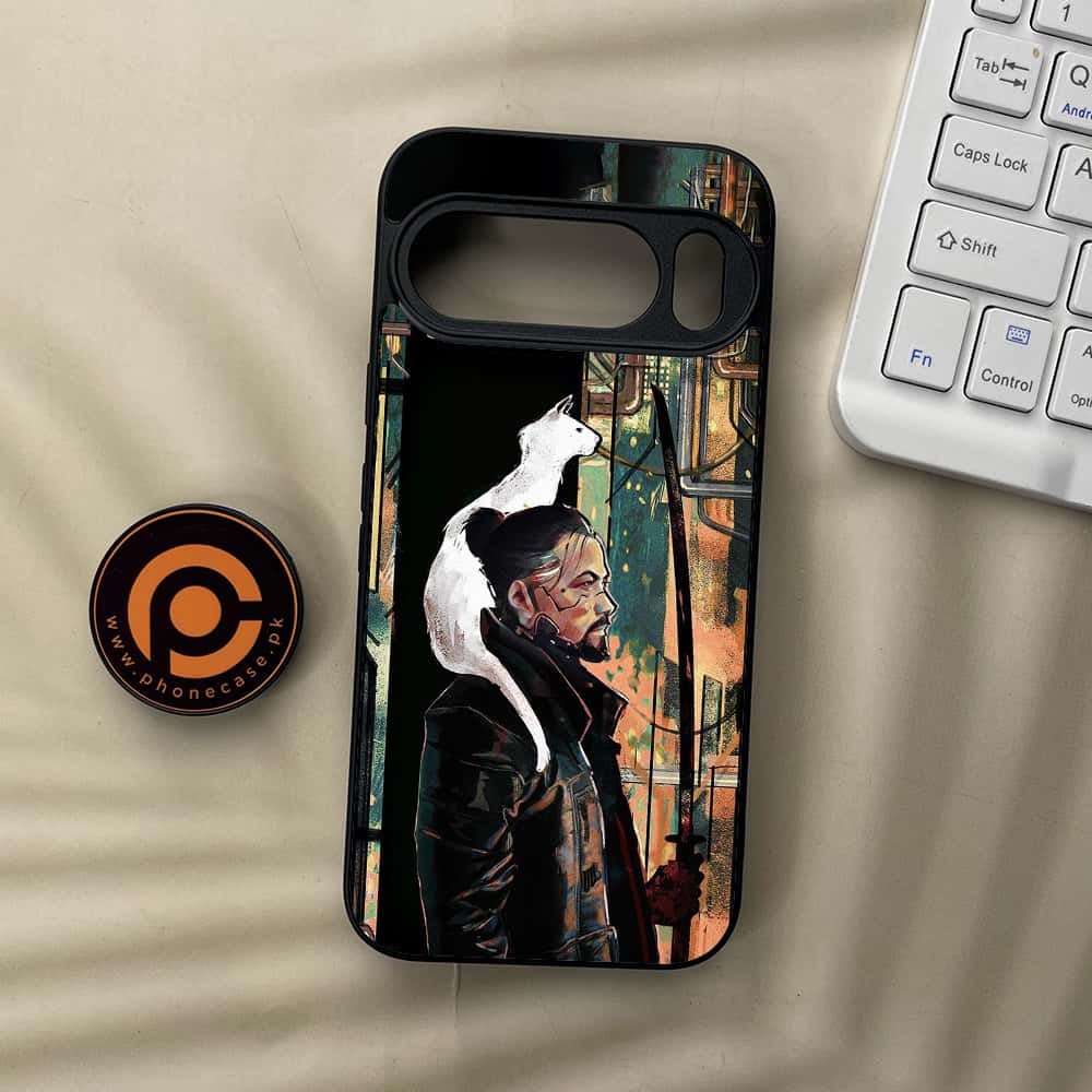 Google Pixel 10 Pro  - Cybernetic Warrior Series - Premium Metal Printed soft Bumper Shock Proof Case