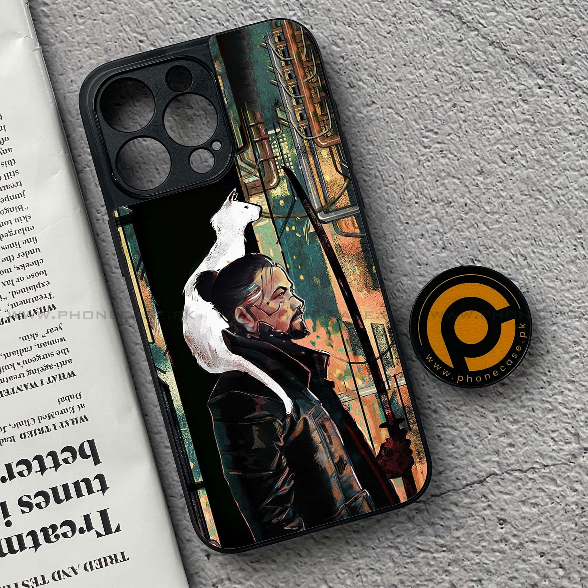 iPhone 15 Pro - Cybernetic Warrior Series - Premium Metal Printed soft Bumper shock Proof Case