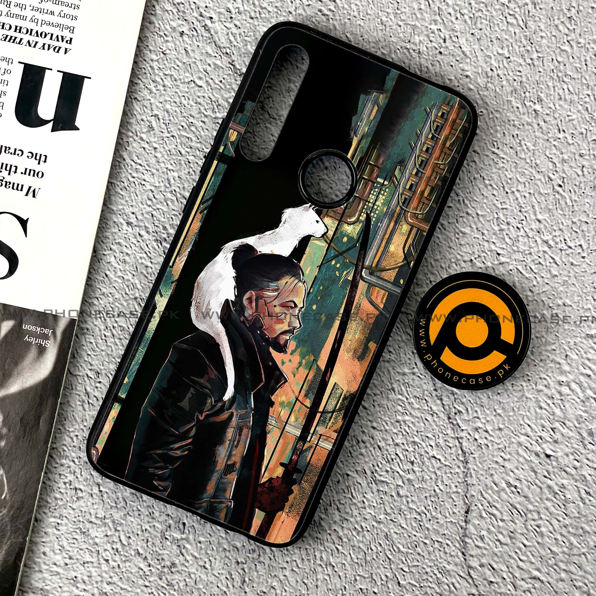 Huawei Y9 Prime (2019) - Cybernetic Warrior Series - Premium Printed Glass soft Bumper shock Proof Case