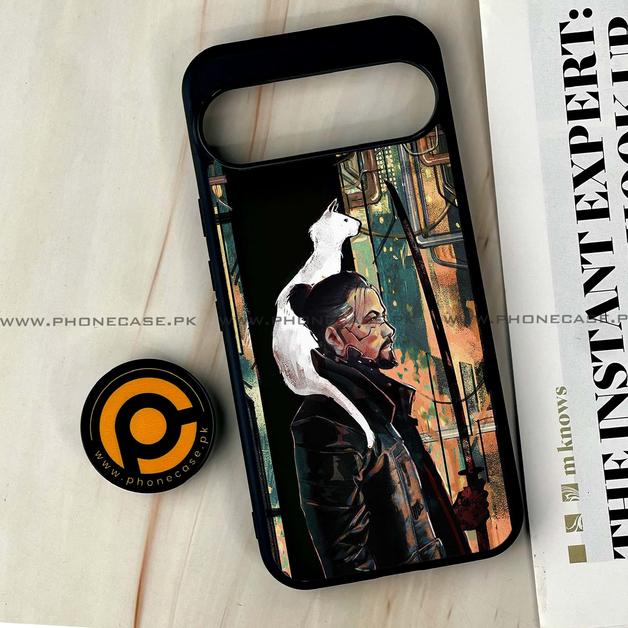 Google Pixel 9 Pro XL - Cybernetic Warrior Series - Premium Metal Printed soft Bumper Shock Proof Case