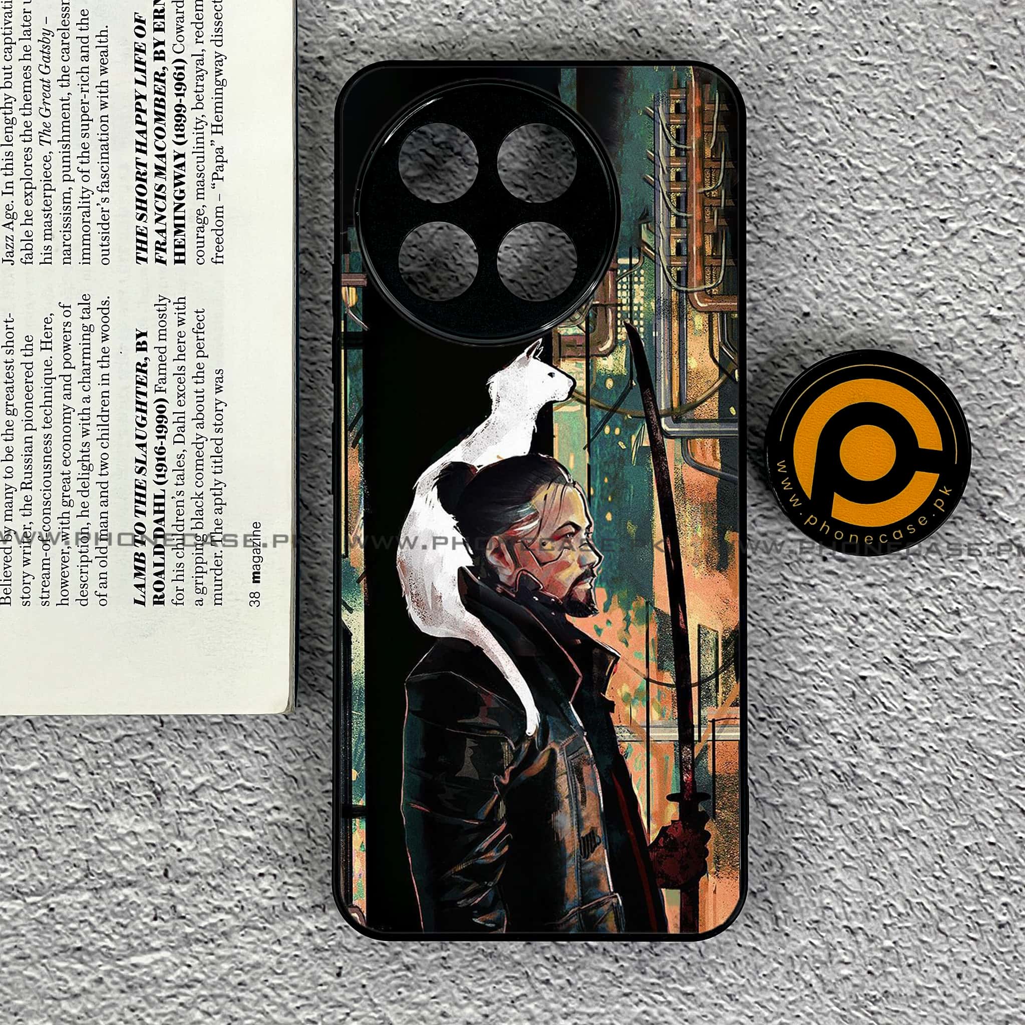 OnePlus 13R - Cybernetic Warrior Series - Premium Printed Glass soft Bumper shock Proof Case