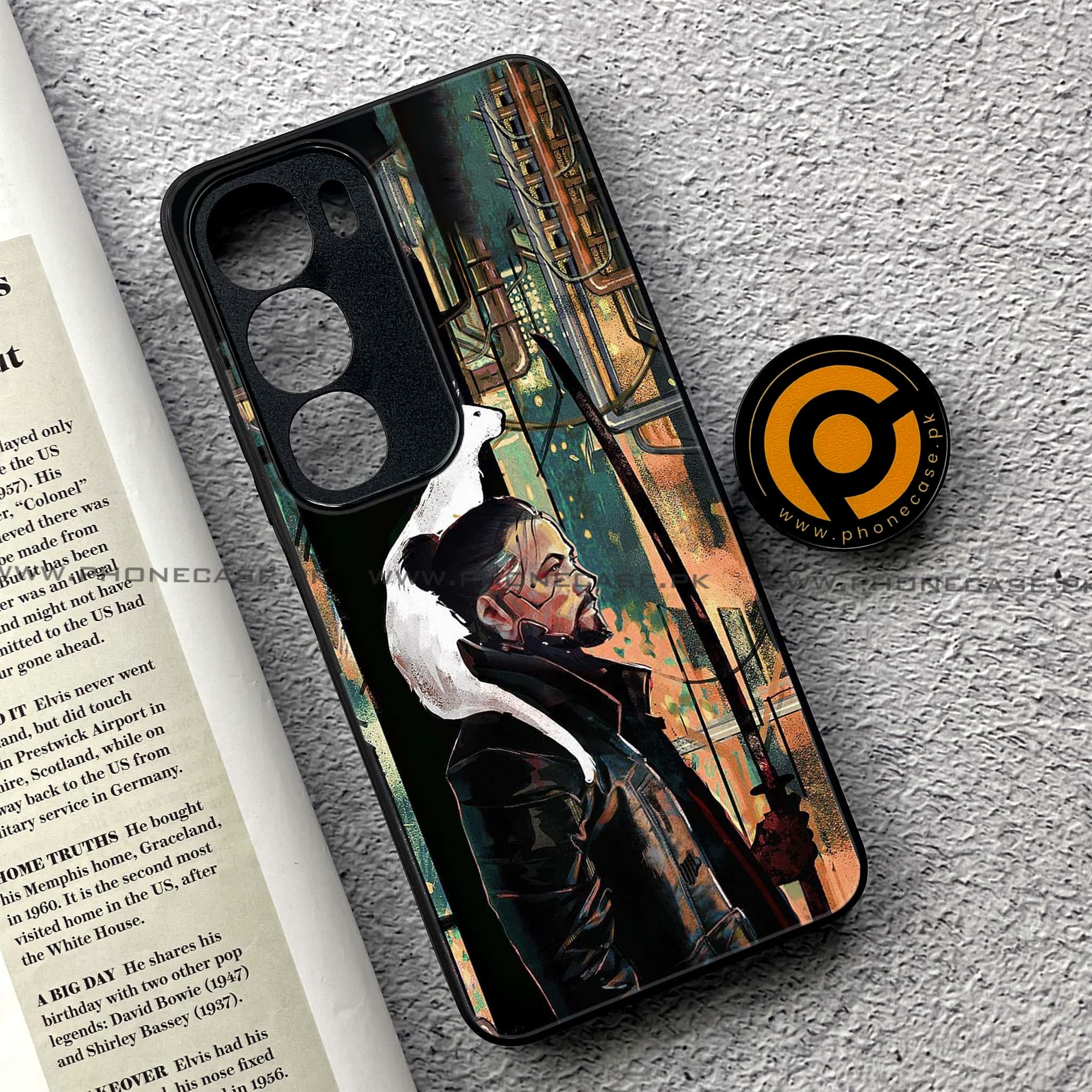 Vivo Y19s Pro - Cybernetic Warrior Series - Premium Metal Printed soft Bumper shock Proof Case