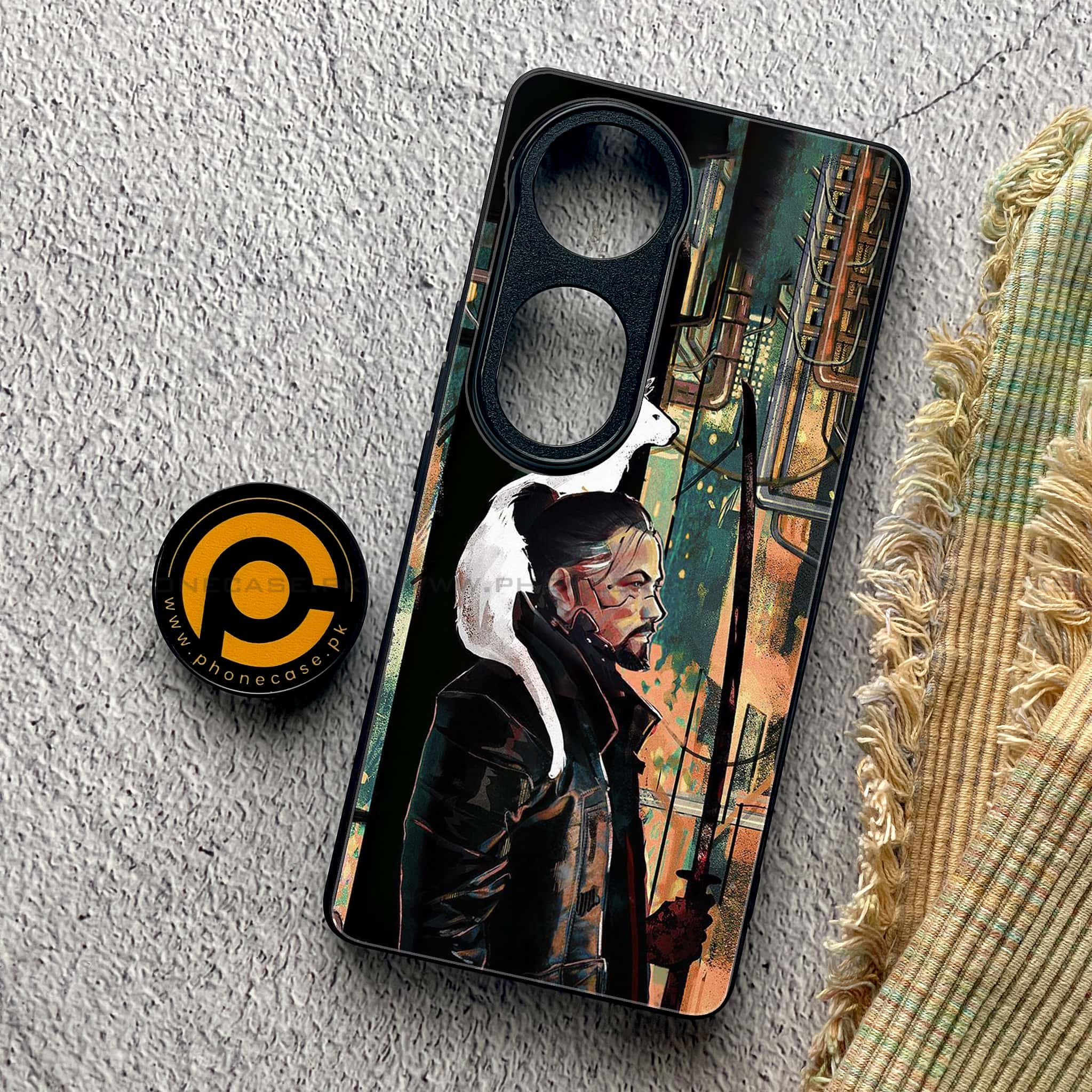 Vivo S19 Pro - Cybernetic Warrior Series - Premium Metal Printed soft Bumper shock Proof Case