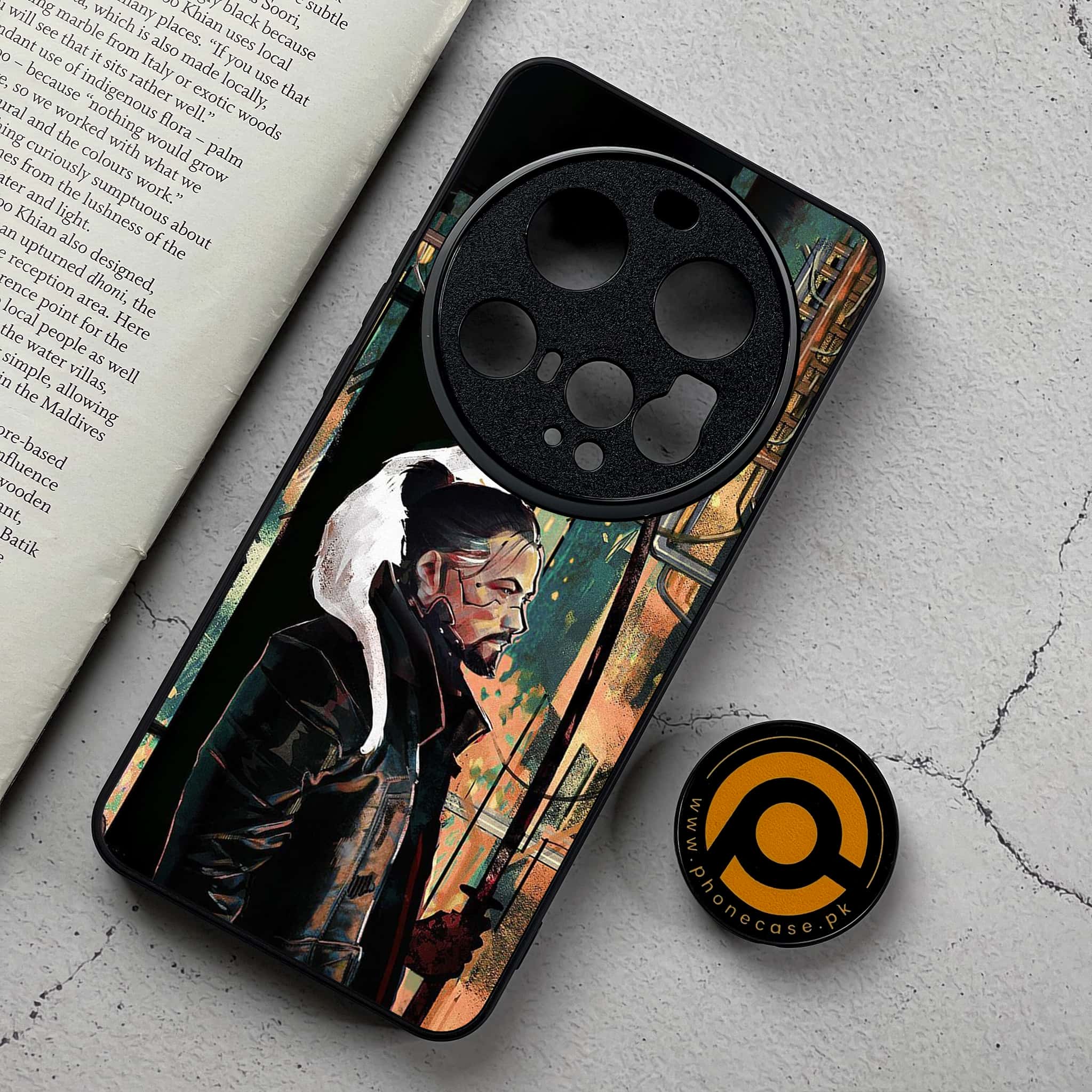 Xiaomi 15 Ultra - Cybernetic Warrior Series - Premium Metal Printed Soft Bumper Shockproof Case