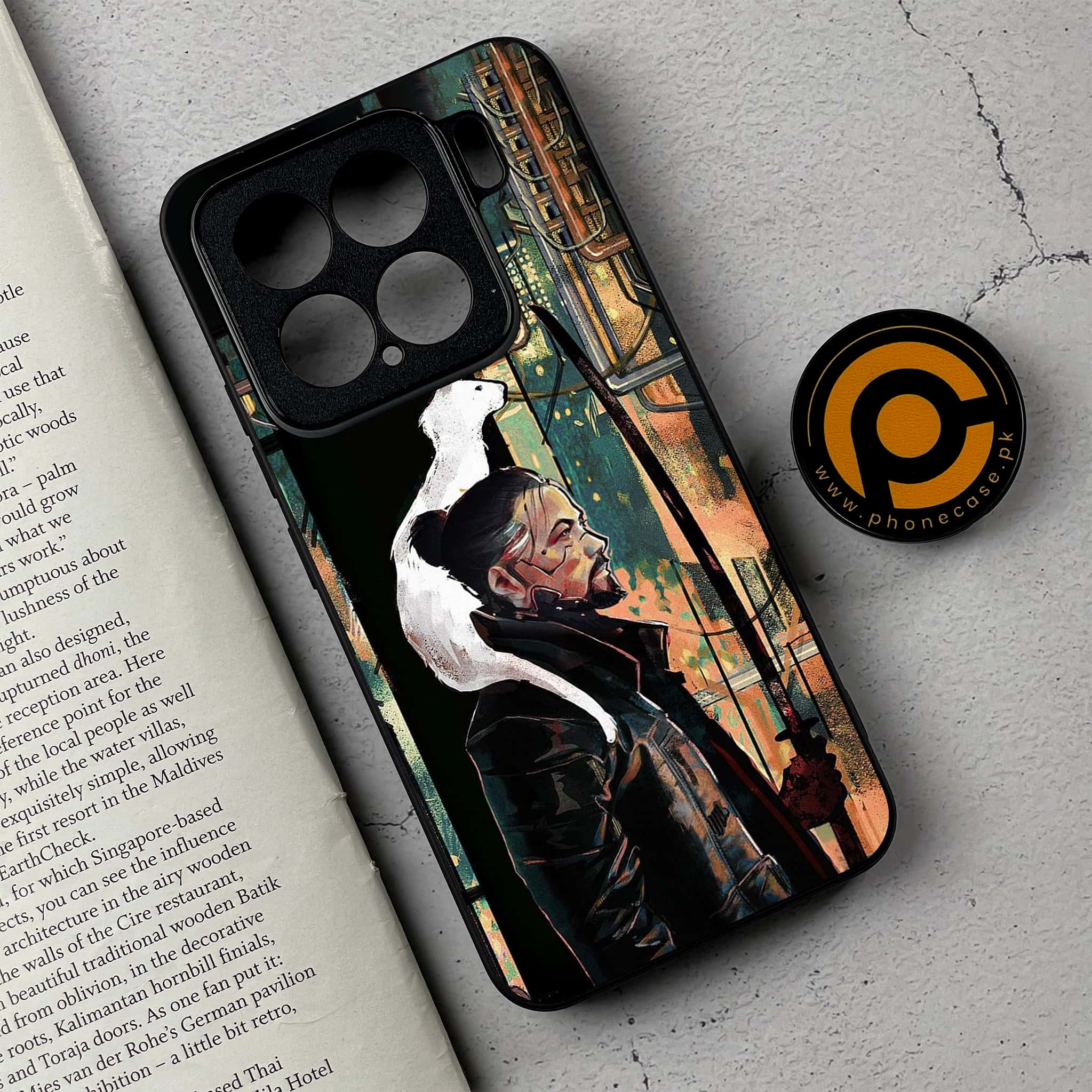 Xiaomi 15 - Cybernetic Warrior Series - Premium Metal Printed soft Bumper shock Proof Case