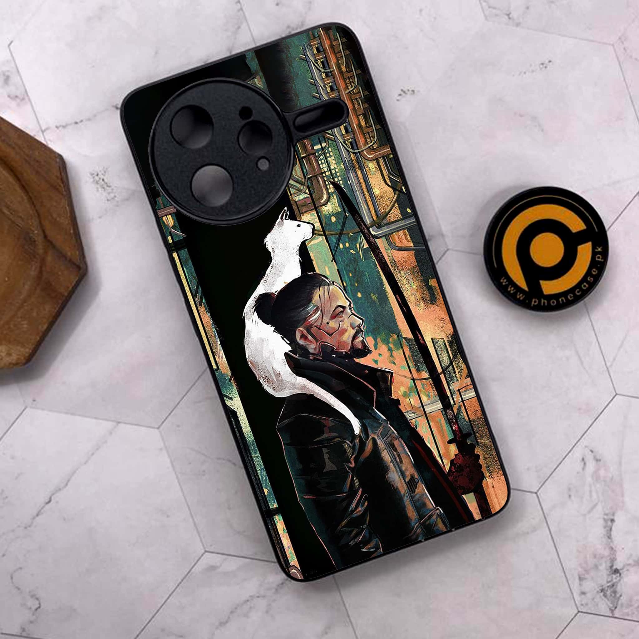 Xiaomi Poco F7 Ultra 5G - Cybernetic Warrior Series - Premium Metal Printed soft Bumper shock Proof Case