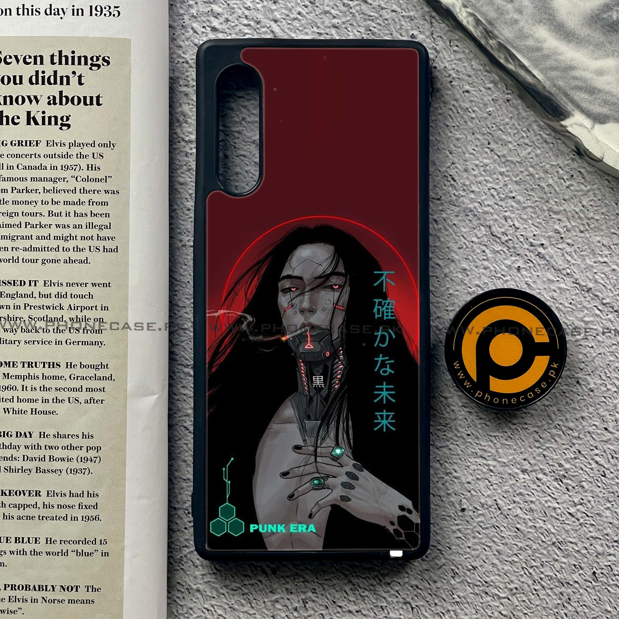LG Velvet - Cybernetic Warrior Series - Premium Printed Glass soft Bumper shock Proof Case