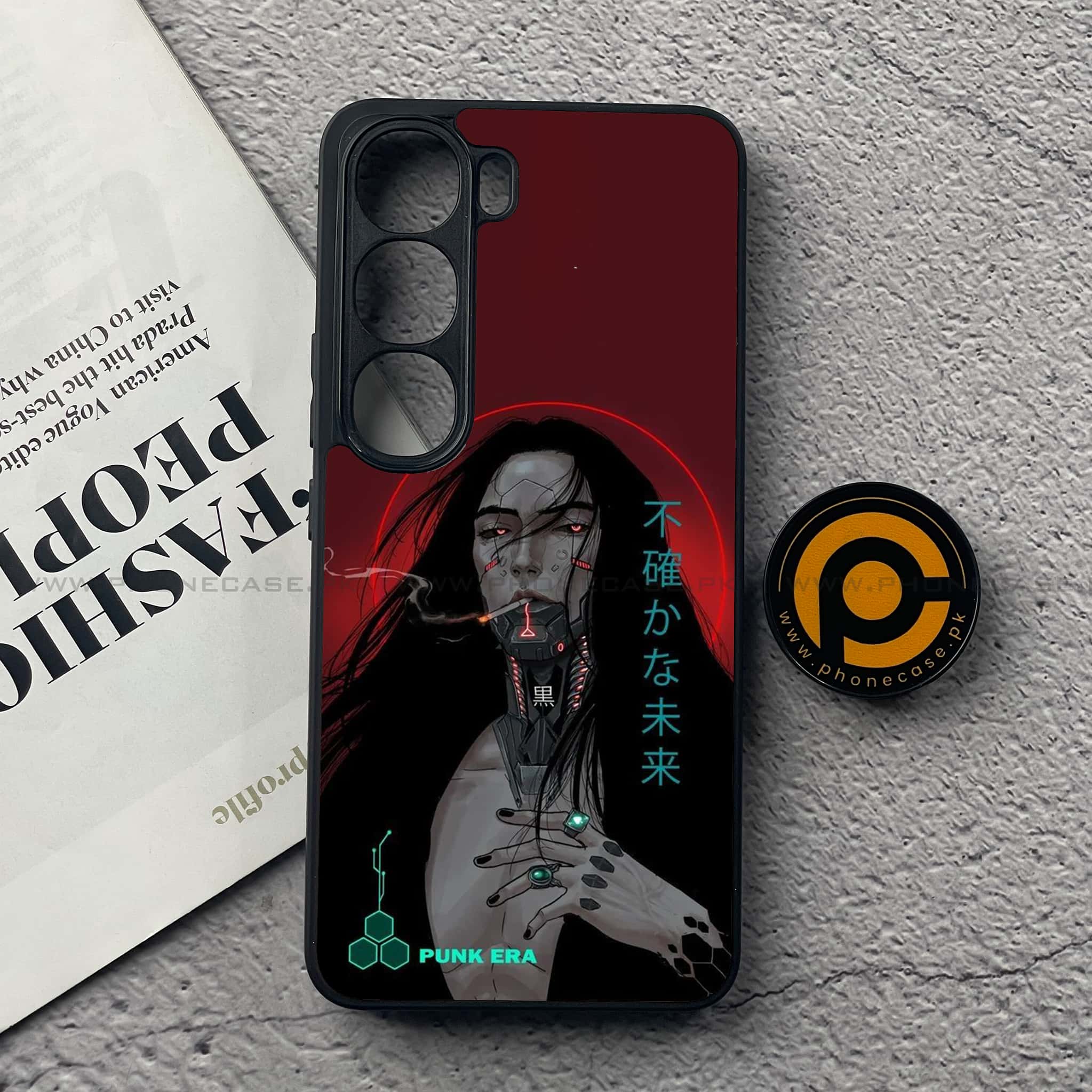 Vivo V40 Lite (IDN) - Cybernetic Warrior Series - Premium Metal Printed soft Bumper Shock Proof Case