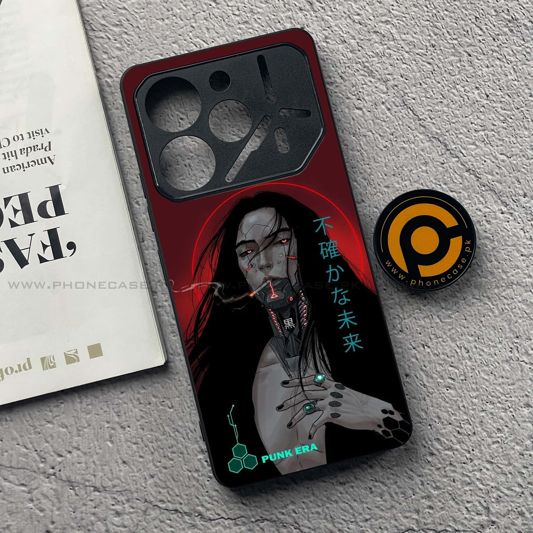 Tecno Pova 6 Pro - Cybernetic Warrior Series - Premium Printed Glass soft Bumper shock Proof Case