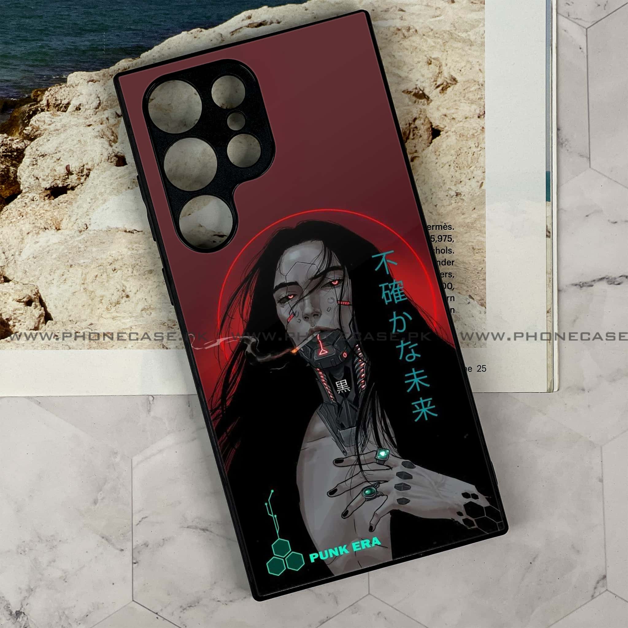 Samsung Galaxy S21 Ultra - Cybernetic Warrior Series - Premium Metal Printed soft Bumper shock Proof Case