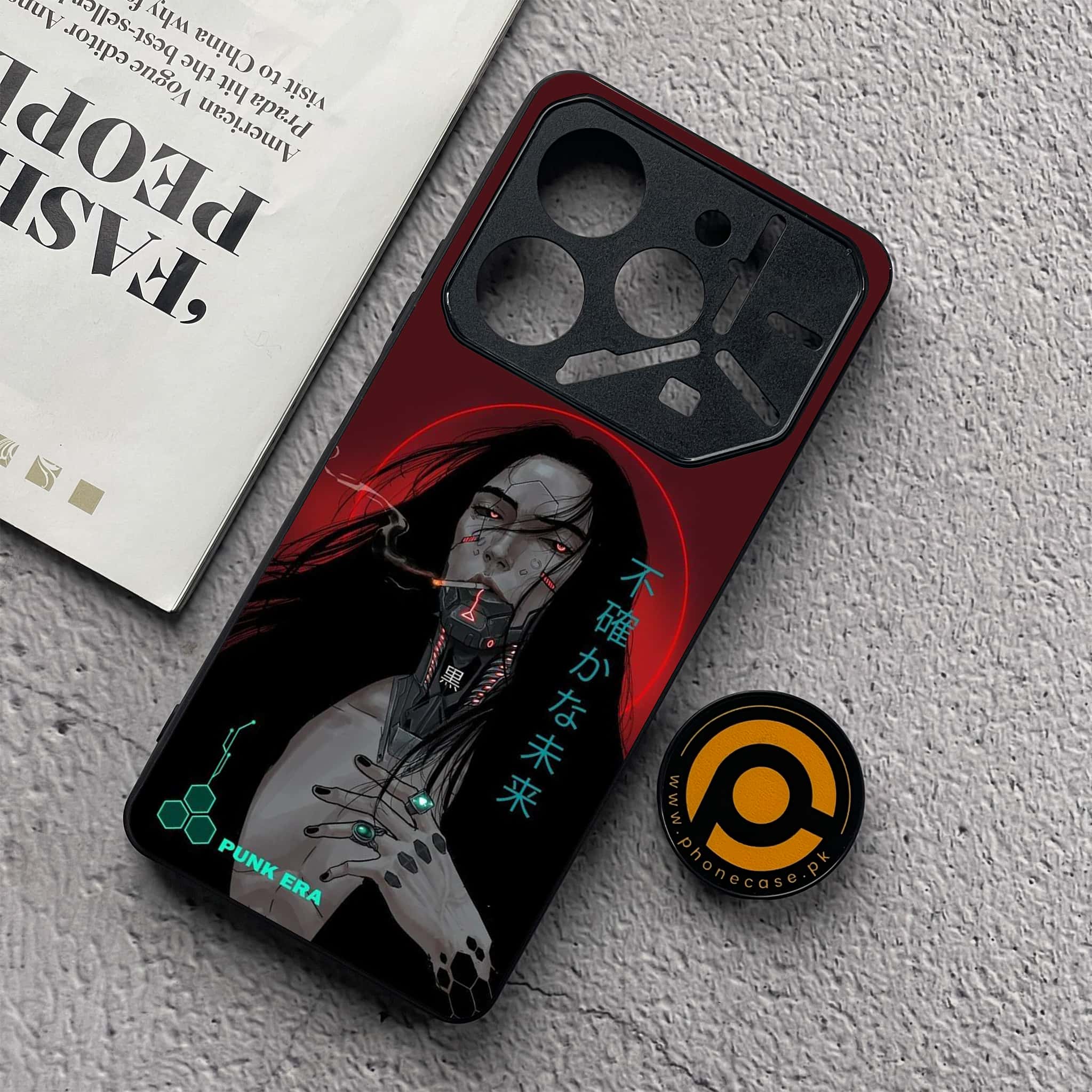 Tecno Pova 6 Neo - Cybernetic Warrior Series - Premium Metal  Printed soft Bumper shock Proof Case
