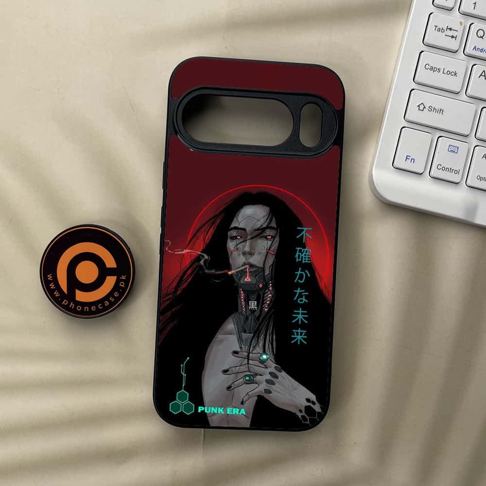 Google Pixel 10 Pro  - Cybernetic Warrior Series - Premium Metal Printed soft Bumper Shock Proof Case