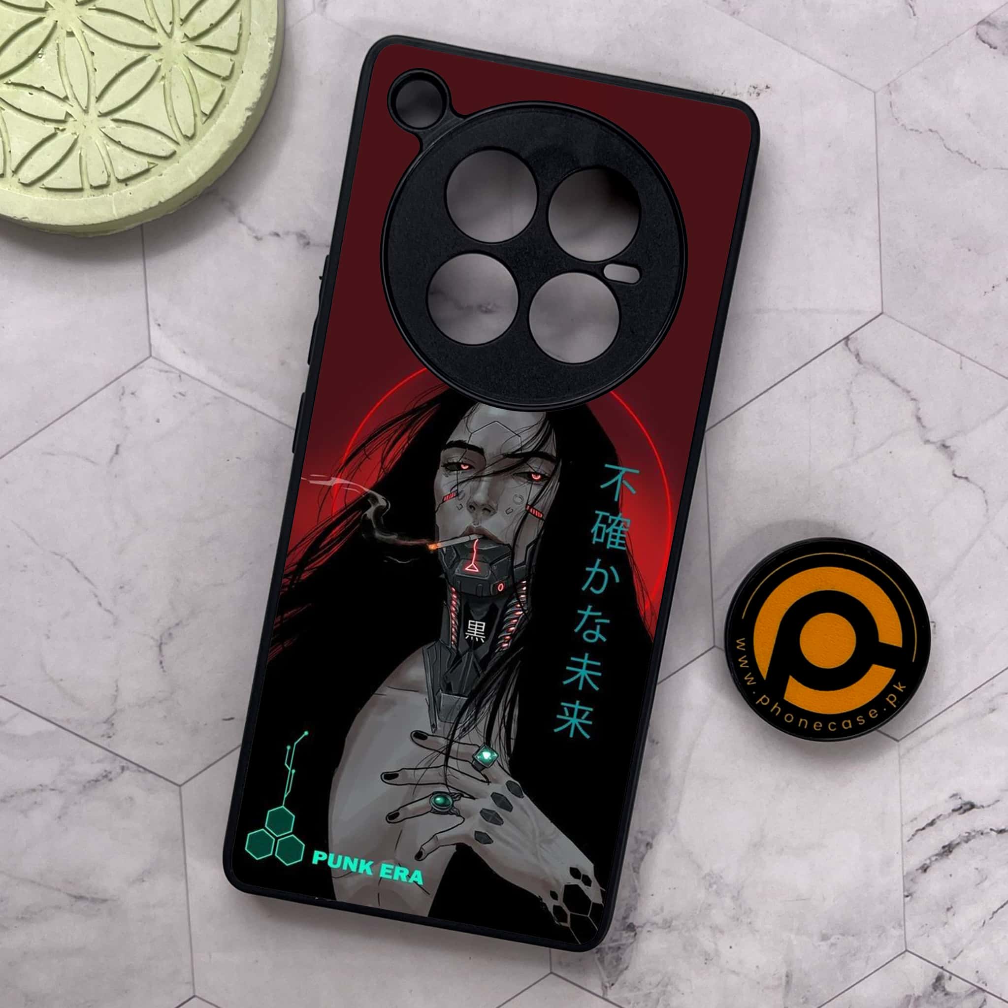 Infinix Zero 40 5G - Cybernetic Warrior Series - Premium Metal Printed soft Bumper shock Proof Case